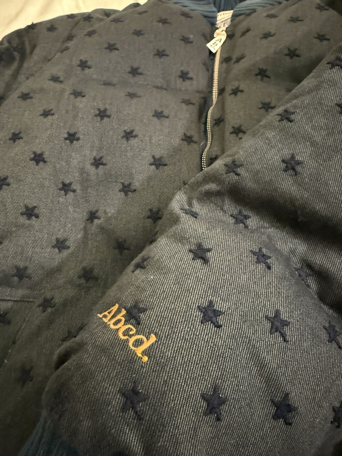 Advisory Board Crystals Abcd. Denim Varsity Jacket Puffer L Advisory Board Crystals Size US L / EU 52-54 / 3 - 3 Thumbnail