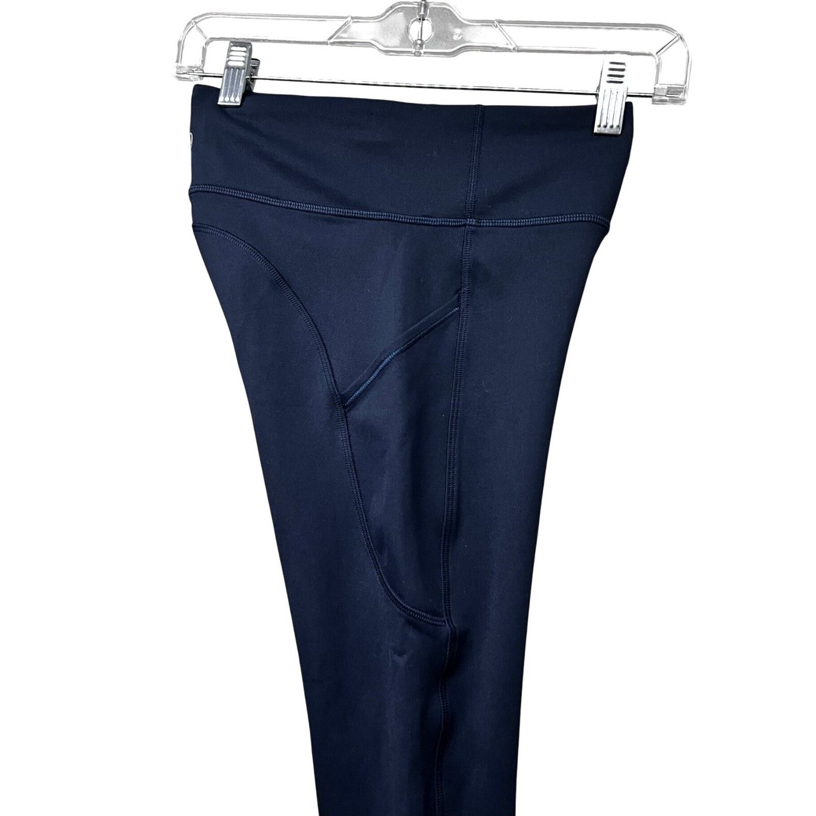 Lululemon Lululemon Invigorate Blue Yoga Crop Leggings Sz 4 Pockets Size 27" / US 4 / IT 40 - 9 Thumbnail