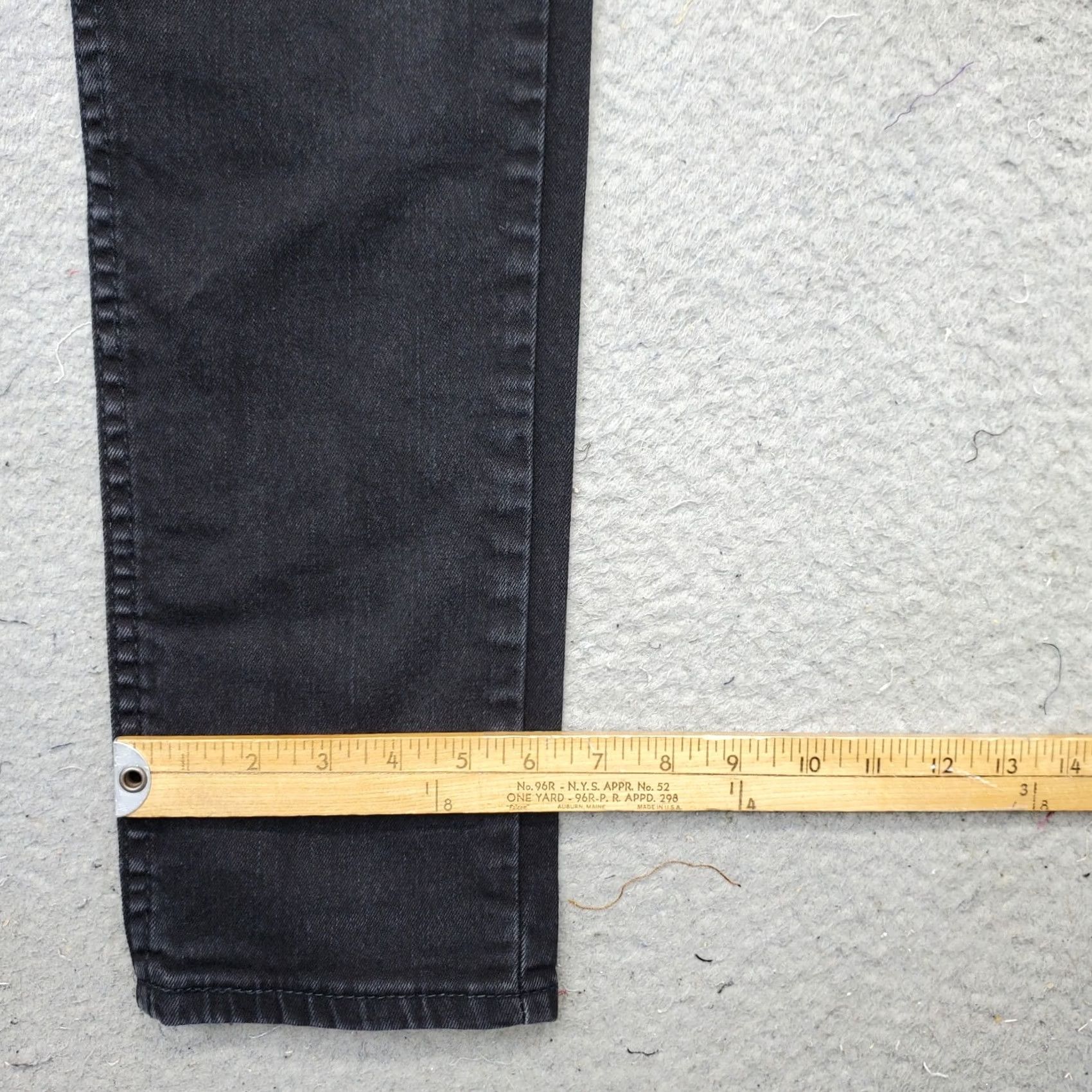 Levi's Levi's 511 Straight Jeans Mens Size 28 Black Denim 5-Pockets Dark Wash Streetwear Denim Jeans Size US 28 / EU 44 - 5 Thumbnail