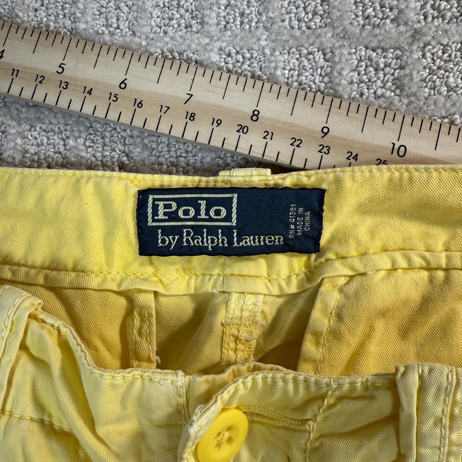 Polo Ralph Lauren vintage polo ralph lauren yellow cargo pants 32 Size US 32 / EU 48 - 7 Thumbnail