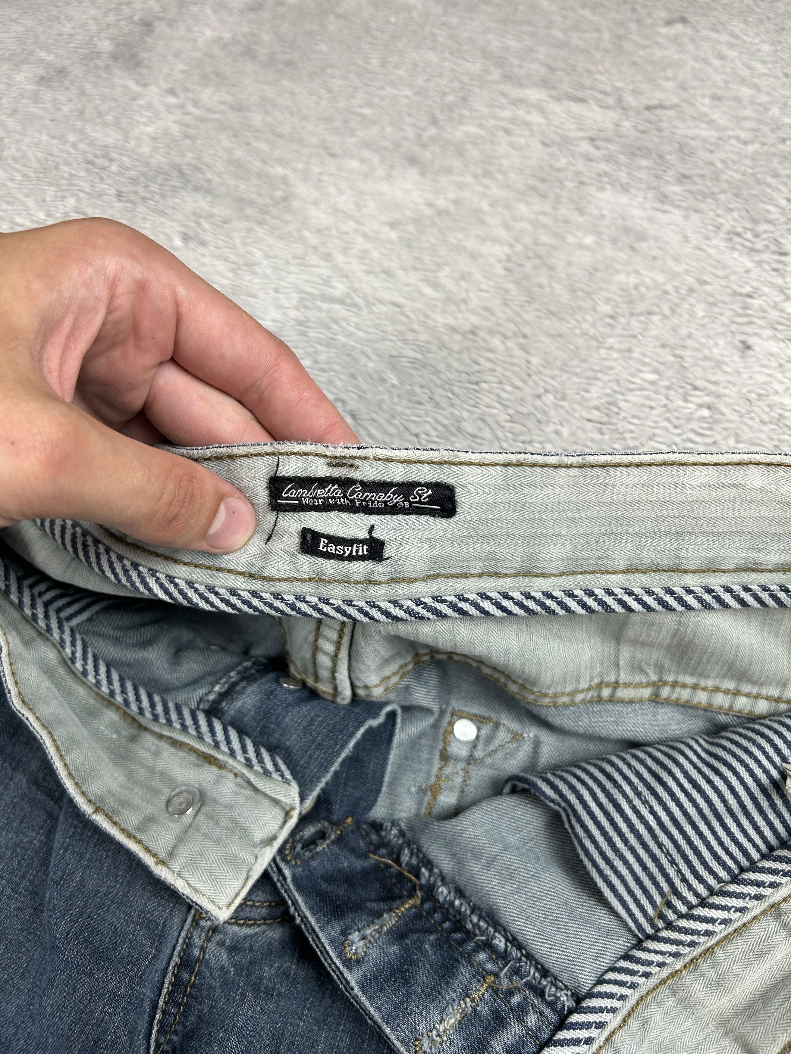 JNCO × Lambretta × Vintage Vintage Lambretta jeans Baggy Streetwear Big logo L size Size US 34 / EU 50 - 9 Thumbnail