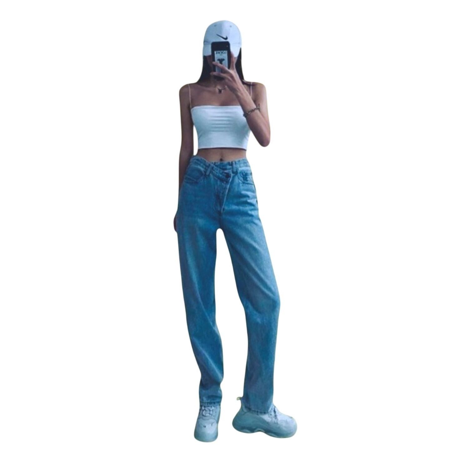 Nasty Gal Nasty Gal Blue Jeans | Size 6 Size 28" / US 6 / IT 42 - 6 Thumbnail