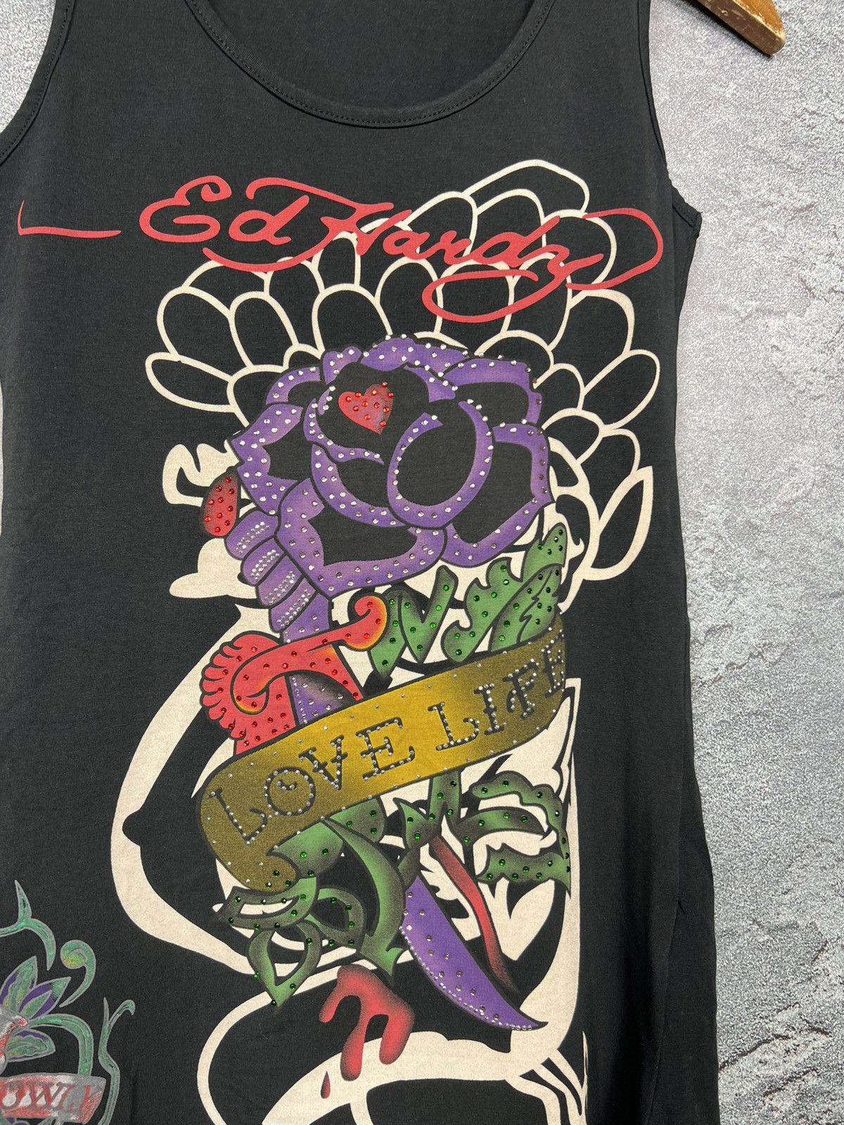 Ed Hardy Vintage Ed Hardy by Christian Audigier Slim Fit Tank Top Size US S / EU 44-46 / 1 - 4 Thumbnail