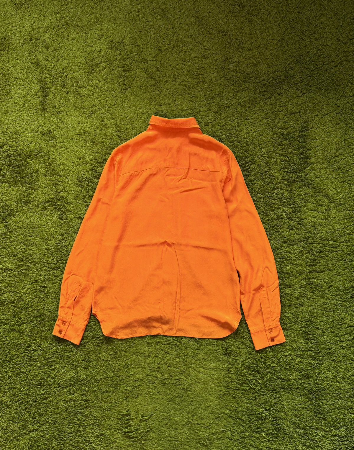 Stella McCartney Stella McCartney 100% silk orange blouse shirt Size M / US 6-8 / IT 42-44 - 2 Thumbnail