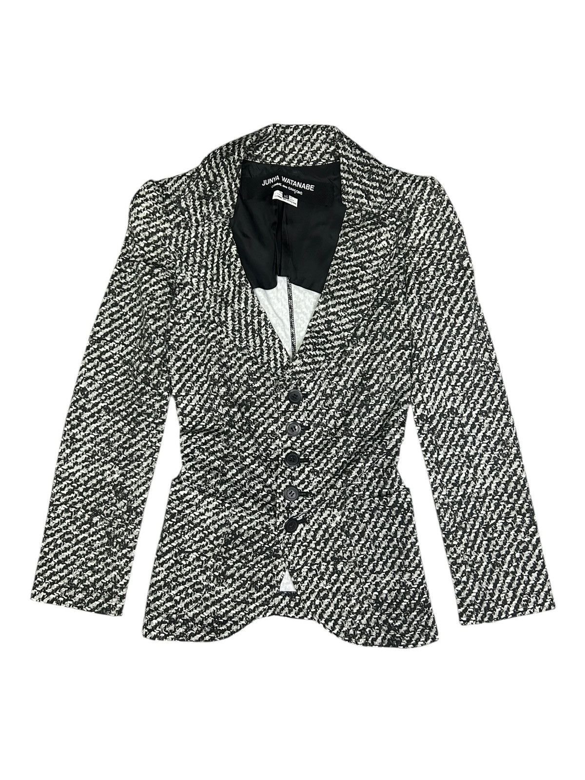 Junya Watanabe S/S 10 Trompe Loeil Stretch Blazer Size XS / US 0-2 / IT 36-38 - 1 Thumbnail