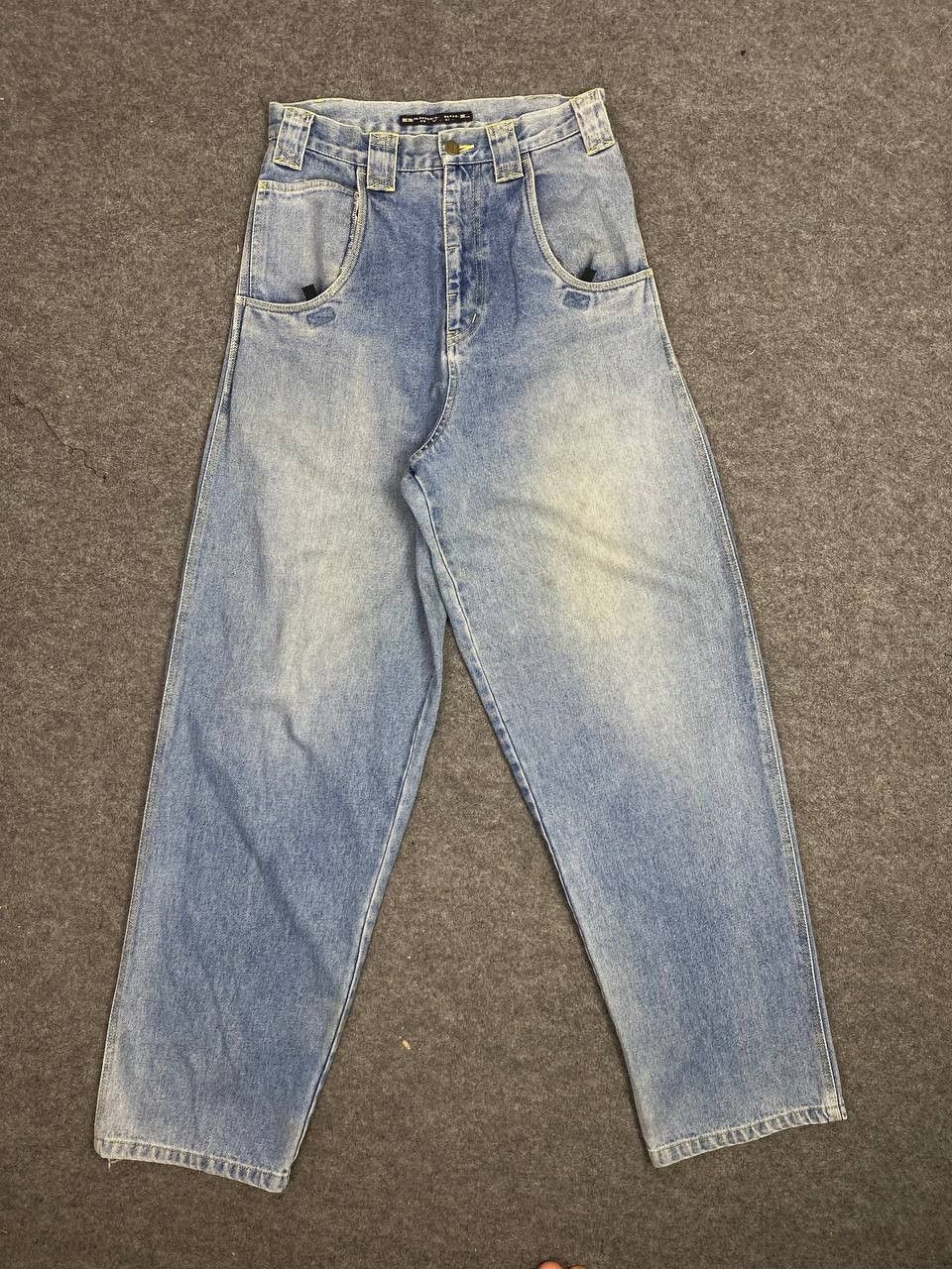JNCO barrel roll nyc baggy jeans nice design Size US 31 - 8 Thumbnail