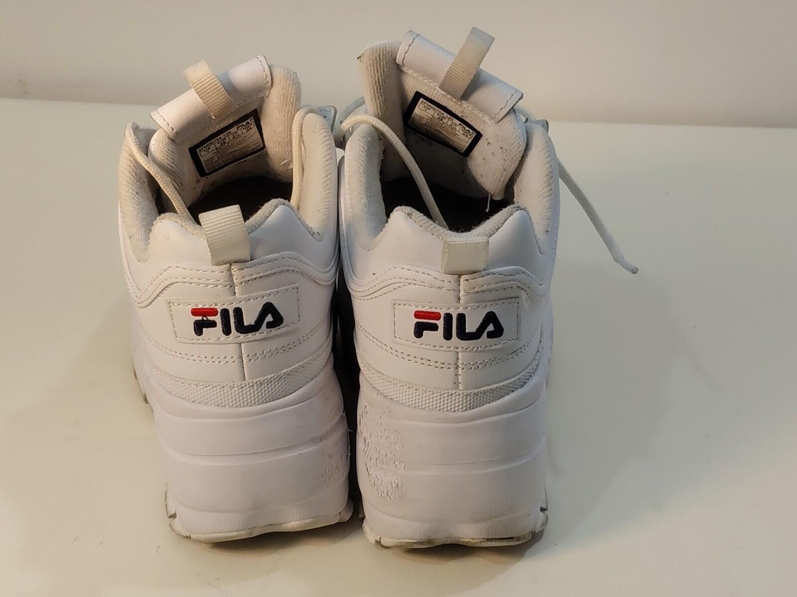 Fila Fila Women's Disruptor 2 Casual Shoes, White/Navy/Red, Size7 Size US 7 / IT 37 - 3 Thumbnail