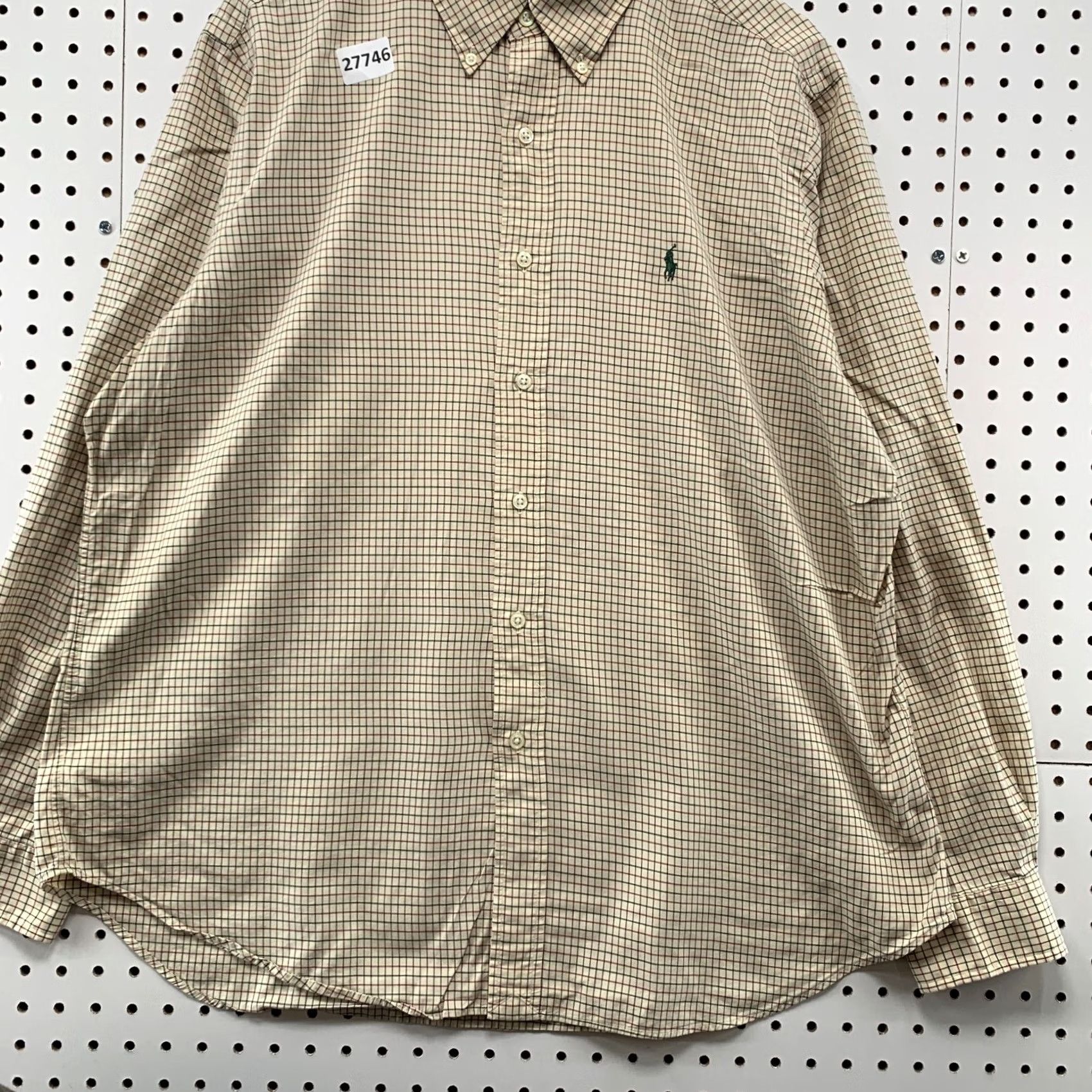 Ralph Lauren Ralph Lauren Shirt Brown Red Check Green Pony Mens L Classic Button Down Size US XL / EU 56 / 4 - 6 Thumbnail