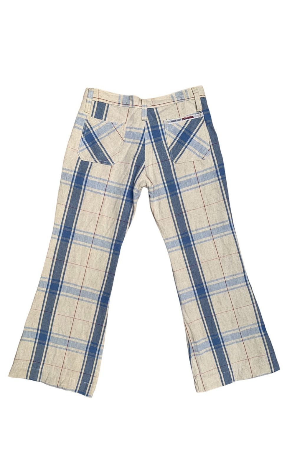 Alexander McQueen Rare.. Vintage Alexender Mcqueen Flare Plaid Pants Size US 28 / EU 44 - 4 Thumbnail