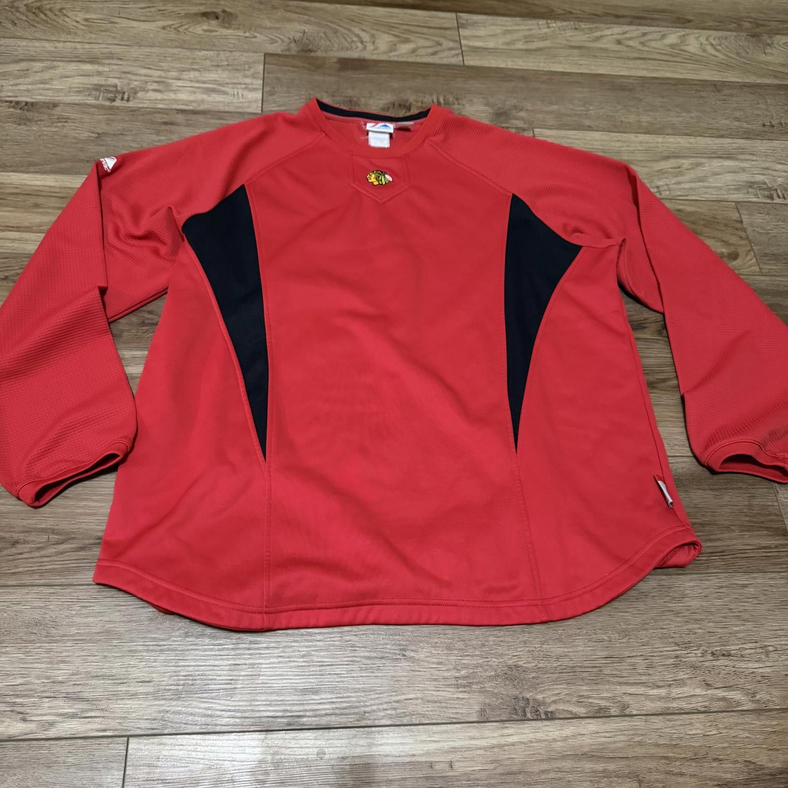 Majestic Vintage Y2K Chicago Blackhawks Majestic Therma Base Shirt Size US XL / EU 56 / 4 - 1 Thumbnail