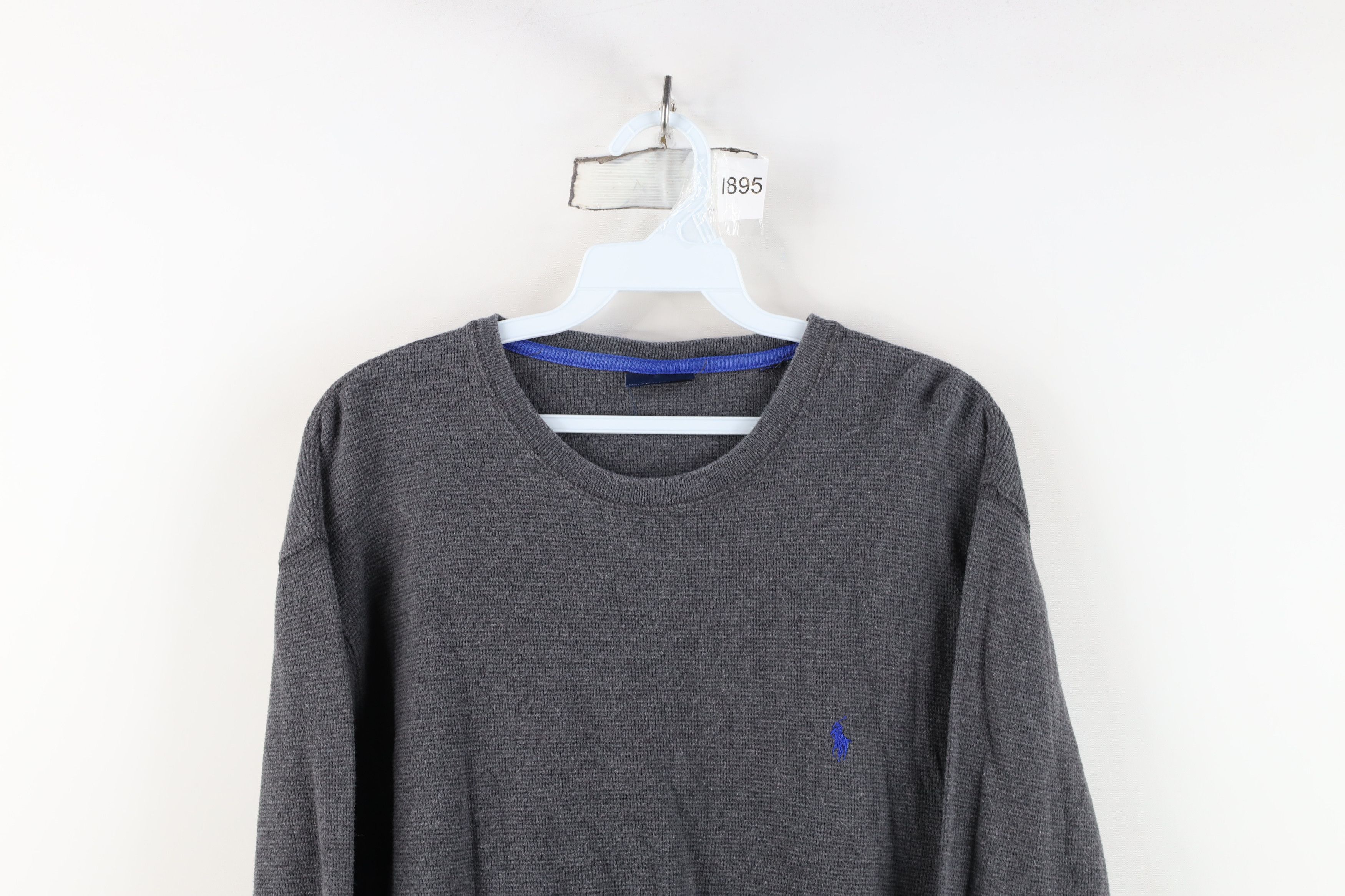 Ralph Lauren Vintage Y2K Ralph Lauren Waffle Knit Long Sleeve T-Shirt Size US M / EU 48-50 / 2 - 2 Thumbnail