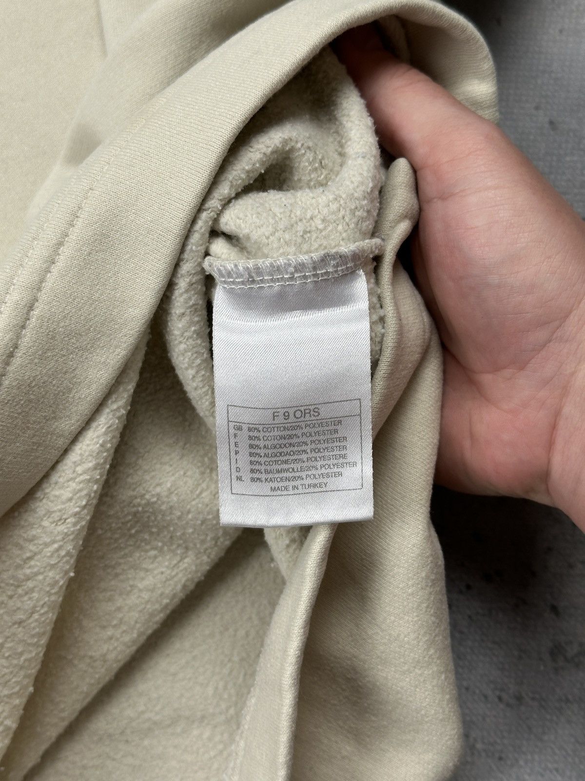 Nike Vintage Nike 00s Fleece Half Zip Hoodie Rare Cream Swoosh Size US M / EU 48-50 / 2 - 12 Thumbnail