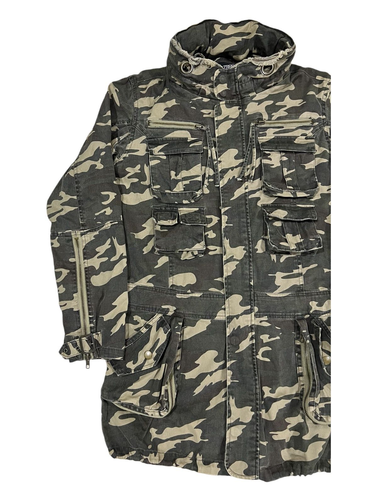 If Six Was Nine × Le Grande Bleu (L.G.B.) Y2K Fazbee 🇯🇵 Multi Pocket Tactical Parachute Bono Jacket Size US S / EU 44-46 / 1 - 3 Thumbnail