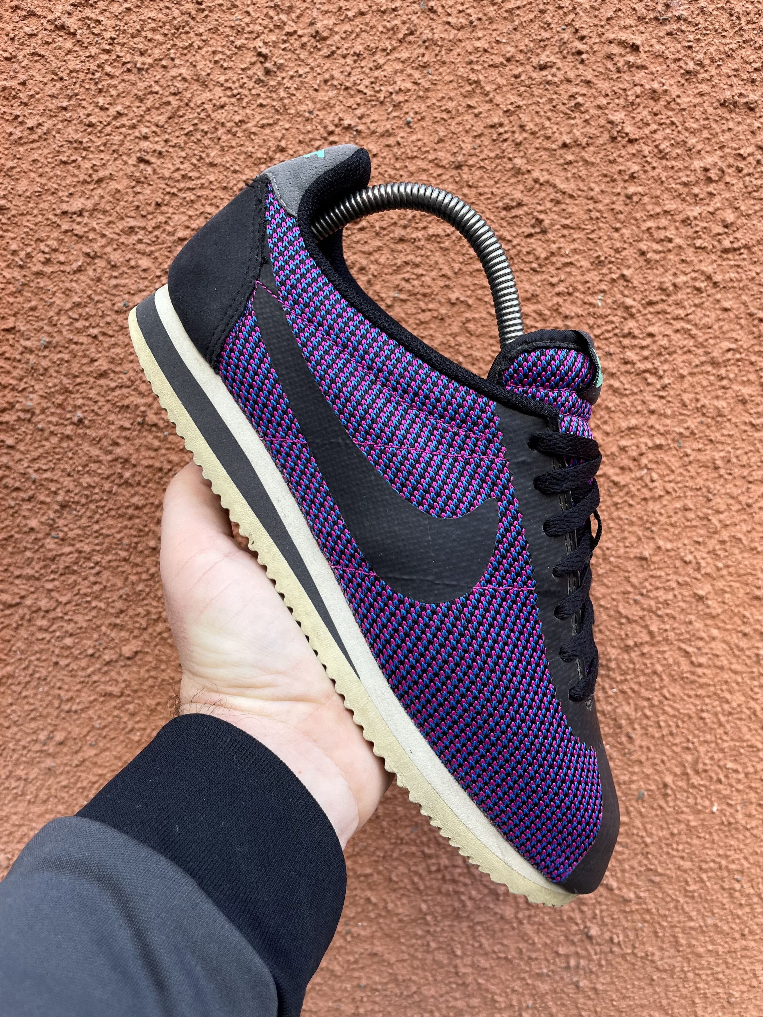Nike Streetwear Vintage Nike Cortez Knit Jacquard purple size 41 Grailed