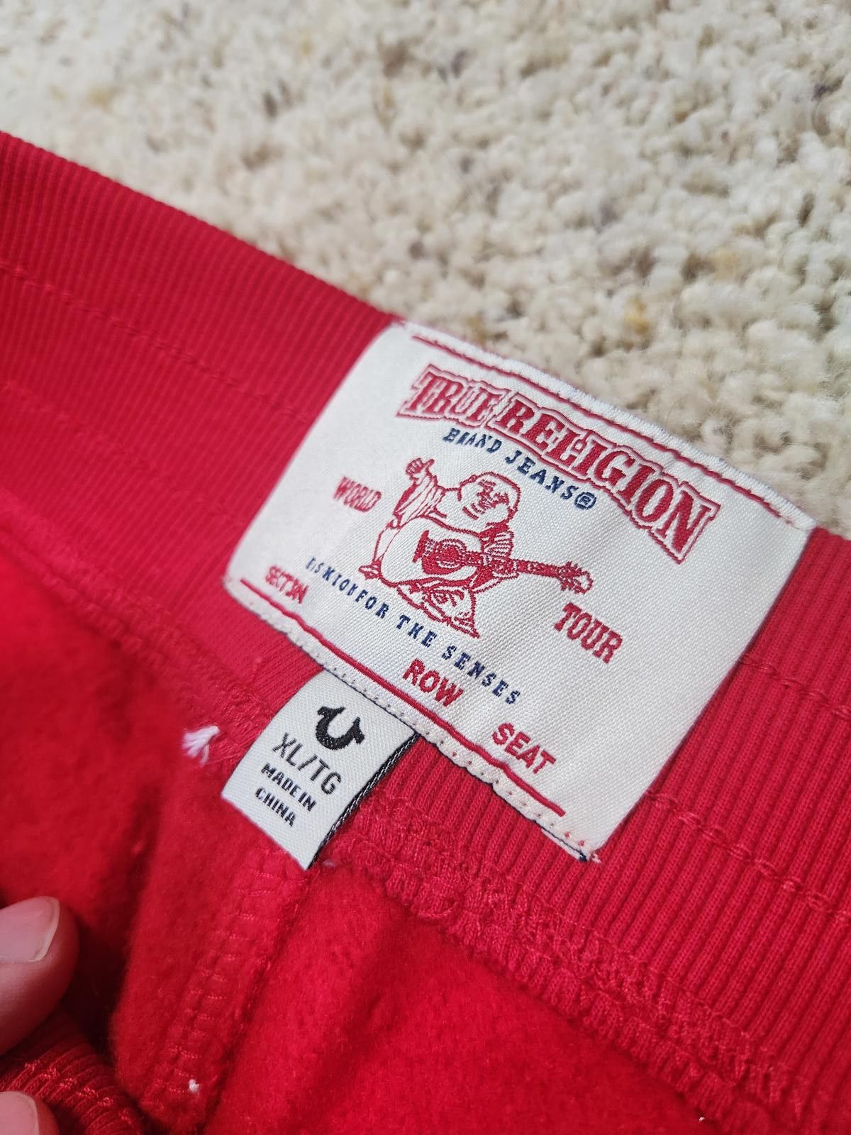 True Religion NEW True Religion Pull-On Flare Jeans Red Anniversary XL Size 40" / US 18 - 6 Thumbnail