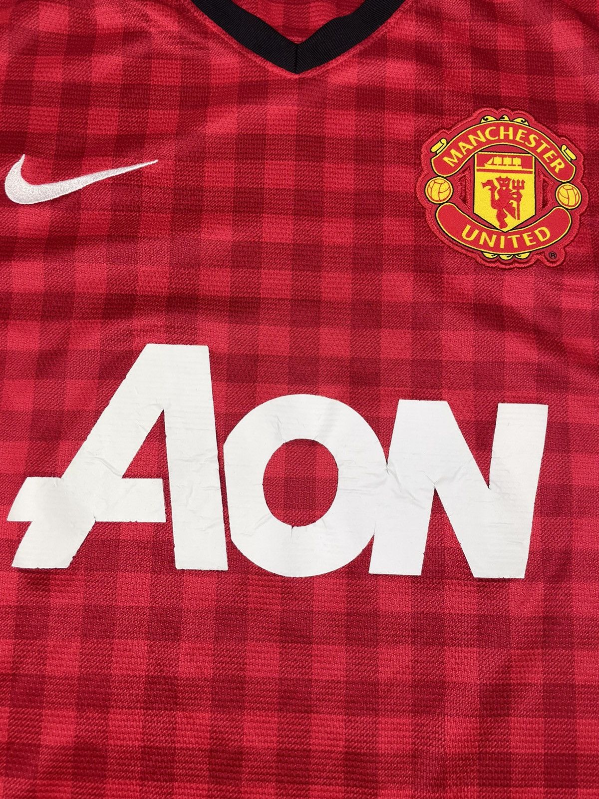 Vintage Nike MANCHESTER UNITED 2012 2013 Home Jersey Football Red Size US S / EU 44-46 / 1 - 5 Thumbnail