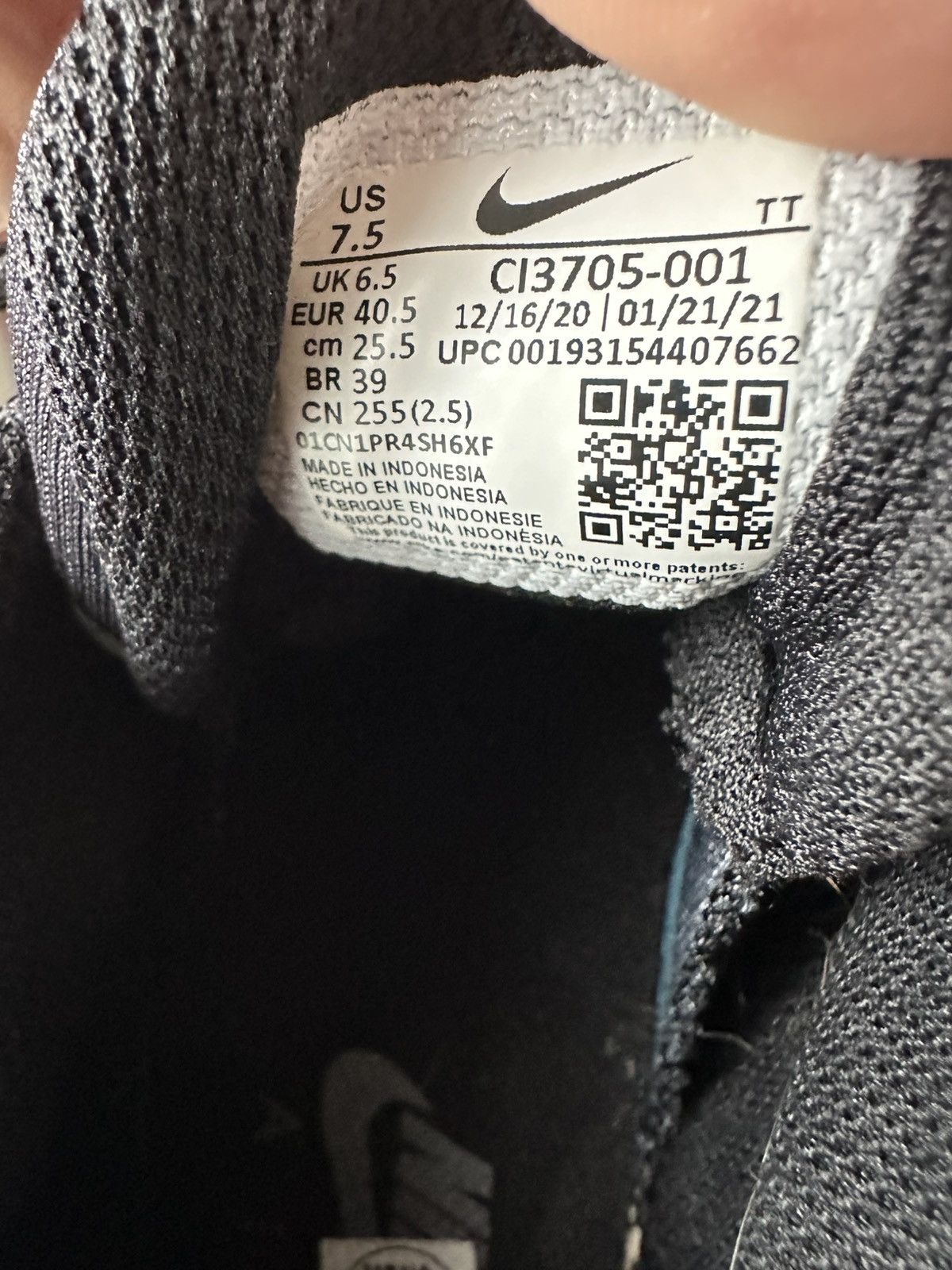 Nike Nike airmax 95 black Size US 7.5 / EU 40-41 - 7 Thumbnail