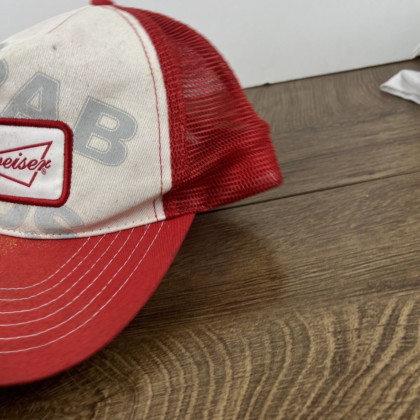 Budweiser Vintage Budweiser Snapback Hat Red Hat Adjustable Adult Size Size ONE SIZE - 7 Thumbnail