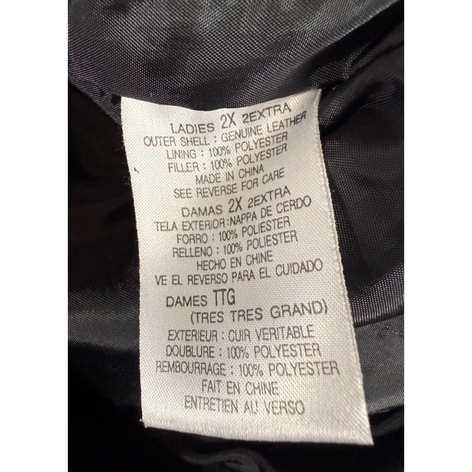 Brooks VINTAGE Out Brook Trench Coat Womens 2X Black Leather Button Front Lined Long Sleeve Western Women’s Coat Size XXL / US 16-18 / IT 52-54 - 7 Thumbnail