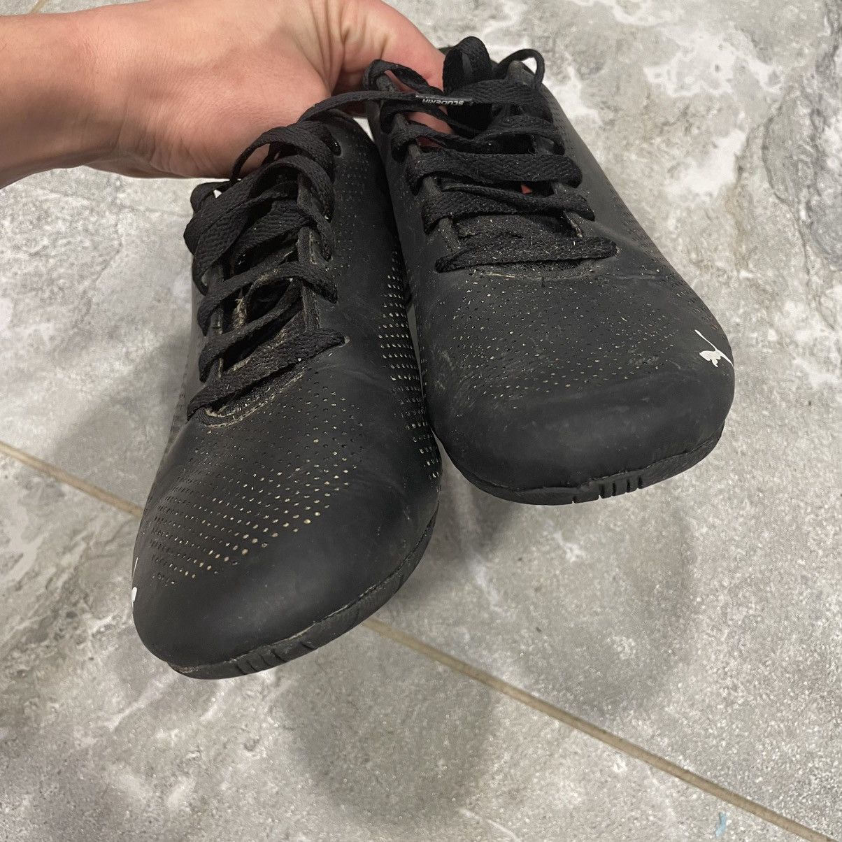 Ferrari × Puma Vintage Puma Ferrari Black Leather Low Sneakers boots speed Size US 10.5 / EU 43-44 - 6 Thumbnail