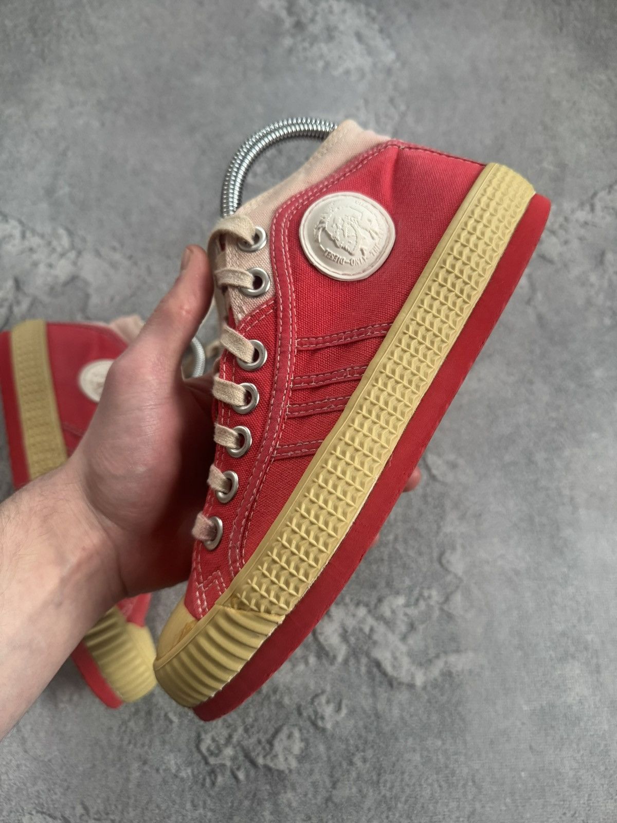 Diesel Diesel US8.5/EUR39 YUK Anniversary hi top sneakers shoes Size US 8.5 / IT 38.5 - 9 Thumbnail