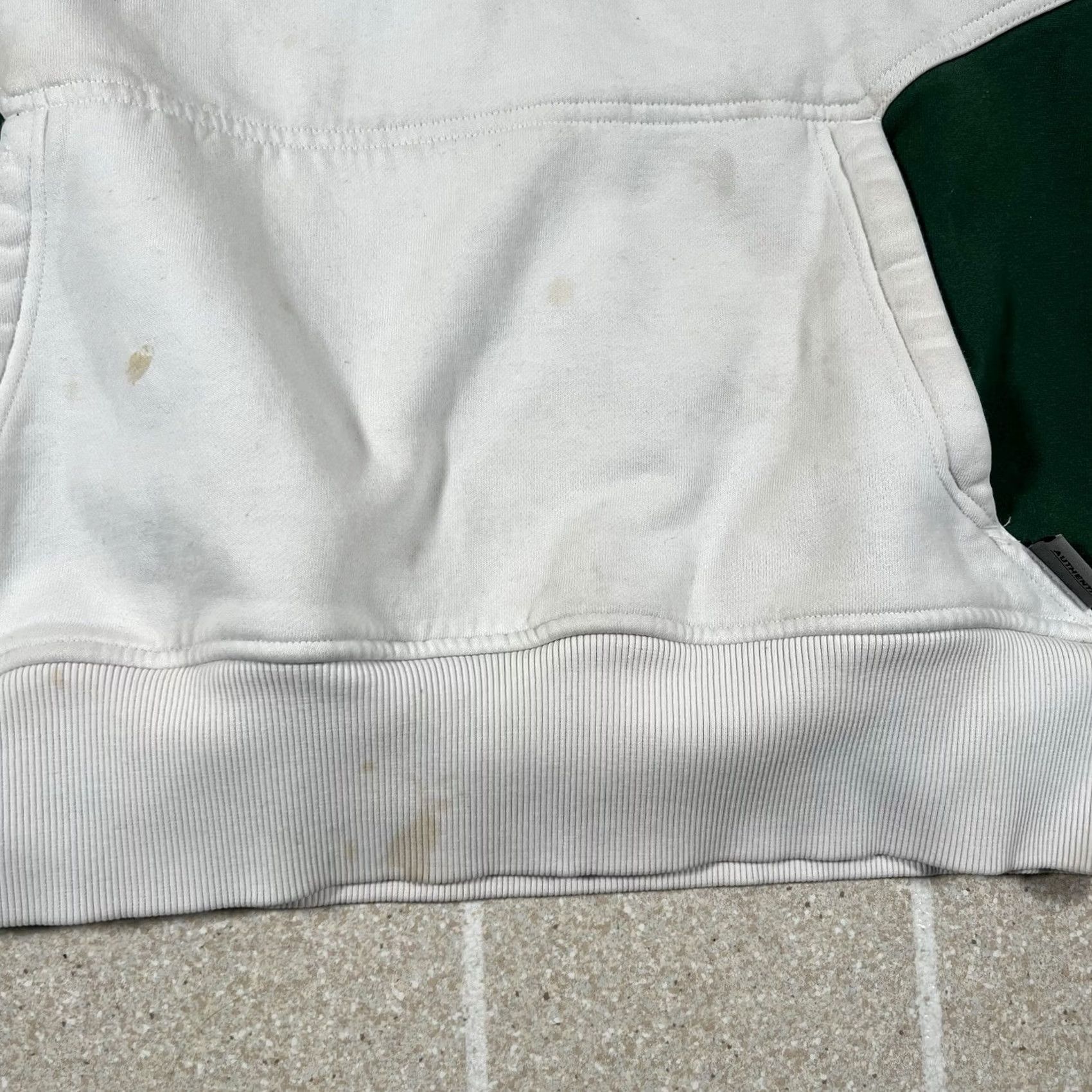 Nike VINTAGE Nike Hoodie Pullover Check Swoosh Michigan State Center White M Mens Size US M / EU 48-50 / 2 - 4 Thumbnail