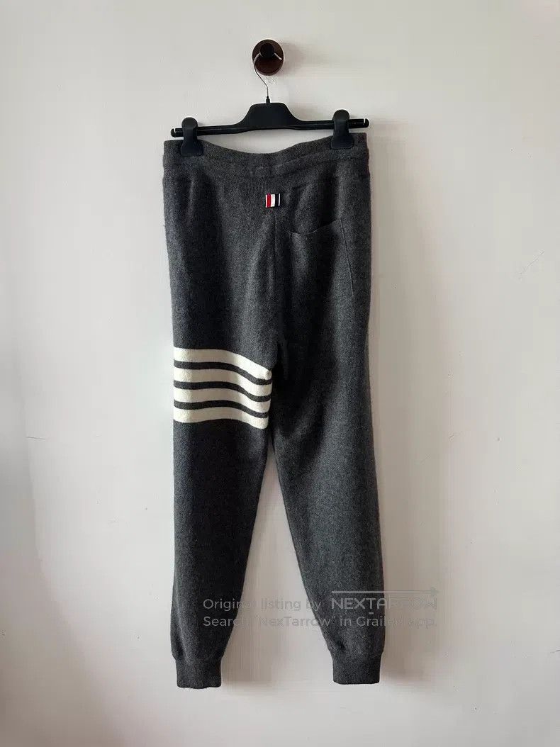 Thom Browne Thom Browne size 2 Grey Cashmere Sweatpants Size US 28 / EU 44 - 2 Thumbnail