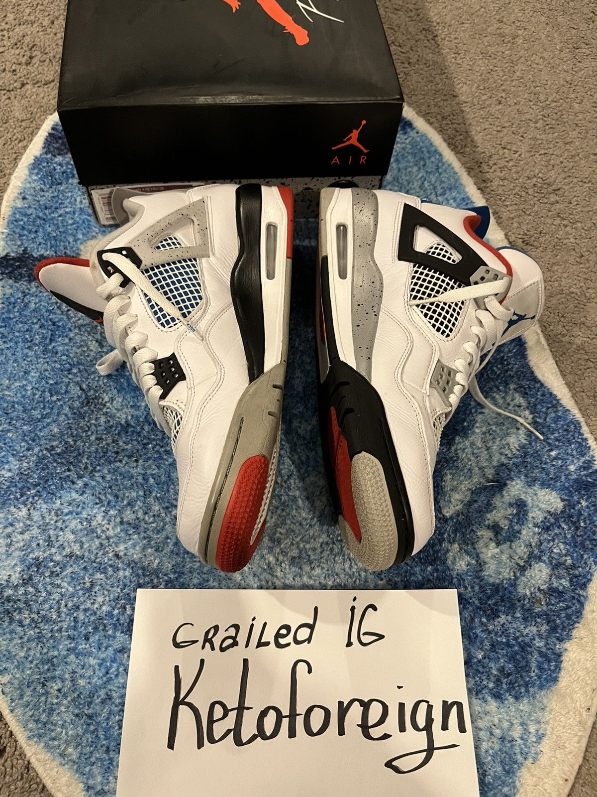Jordan Brand Jordan 4 what the last sale 489$ Size US 12 / EU 45 - 3 Thumbnail