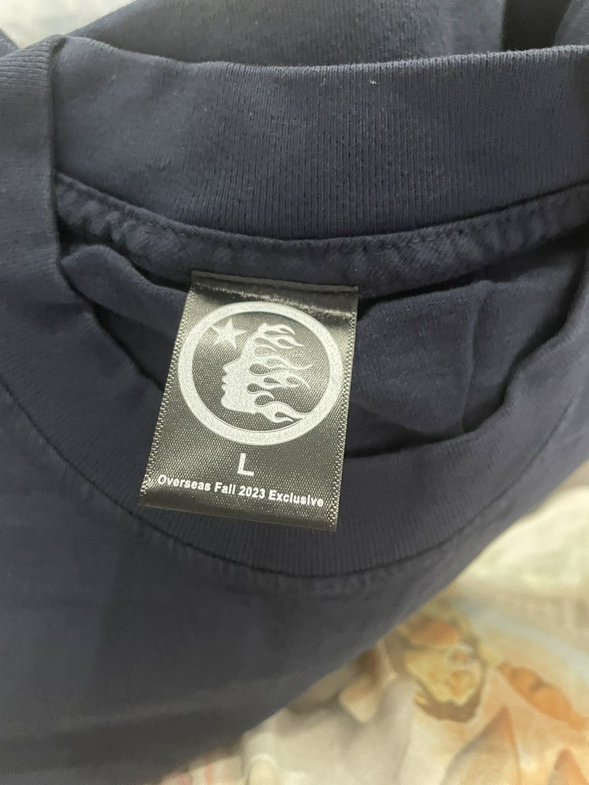 HELLSTAR navy blue jesus on cross hell star size L Size US L / EU 52-54 / 3 - 3 Thumbnail