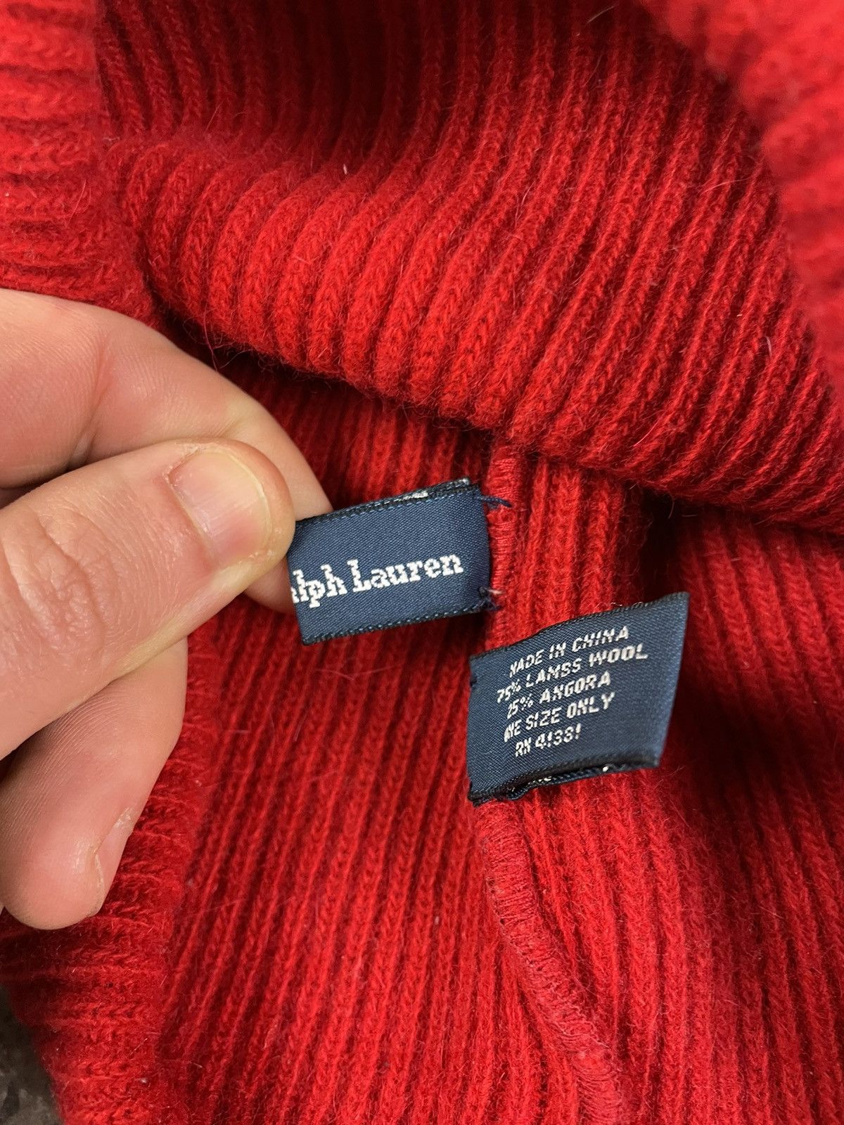 Polo Ralph Lauren × Vintage Vintage Y2K Polo Ralph Lauren beanie Size ONE SIZE - 3 Thumbnail