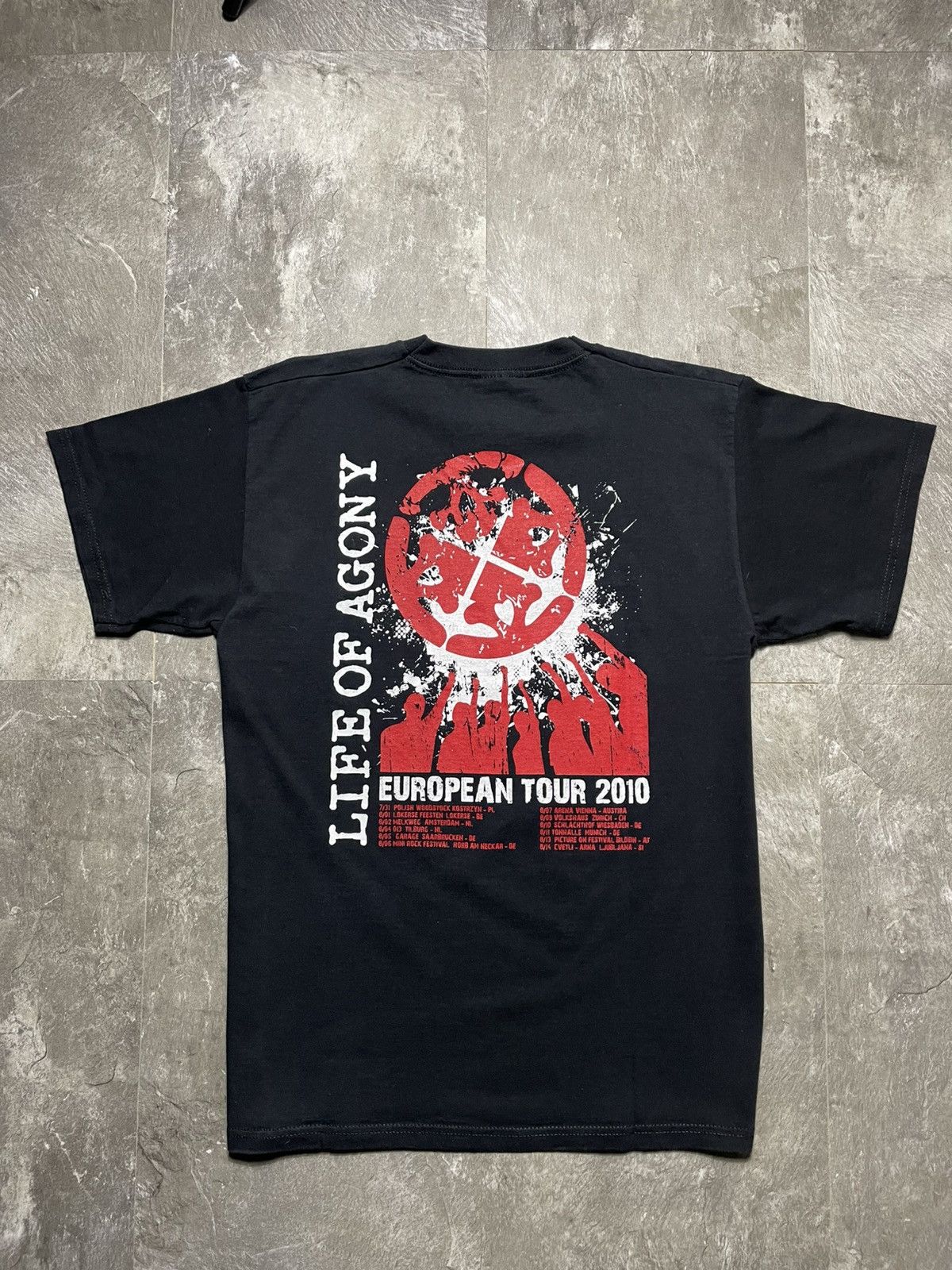 Band Tees Life of Agony 2010 European Tour T-Shirt Vintage Band Tee L Size US L / EU 52-54 / 3 - 3 Thumbnail