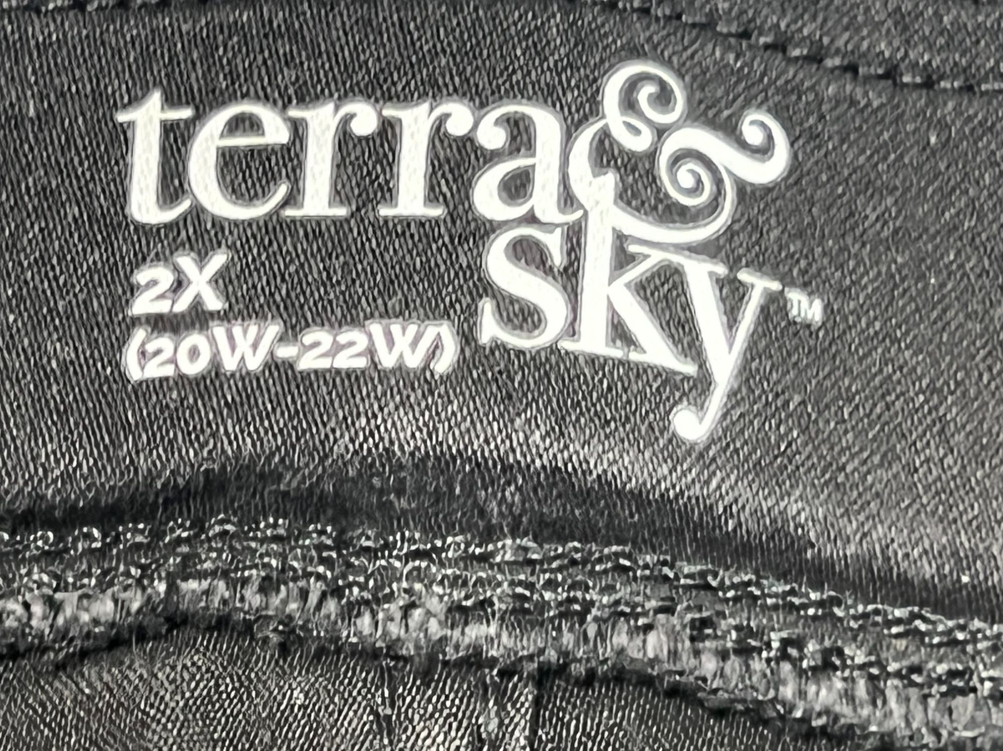 Other Terra & Sky-Women's Plus Size Pull On Legging Jeans 28" Inse Size 42" / US 20 - 12 Thumbnail