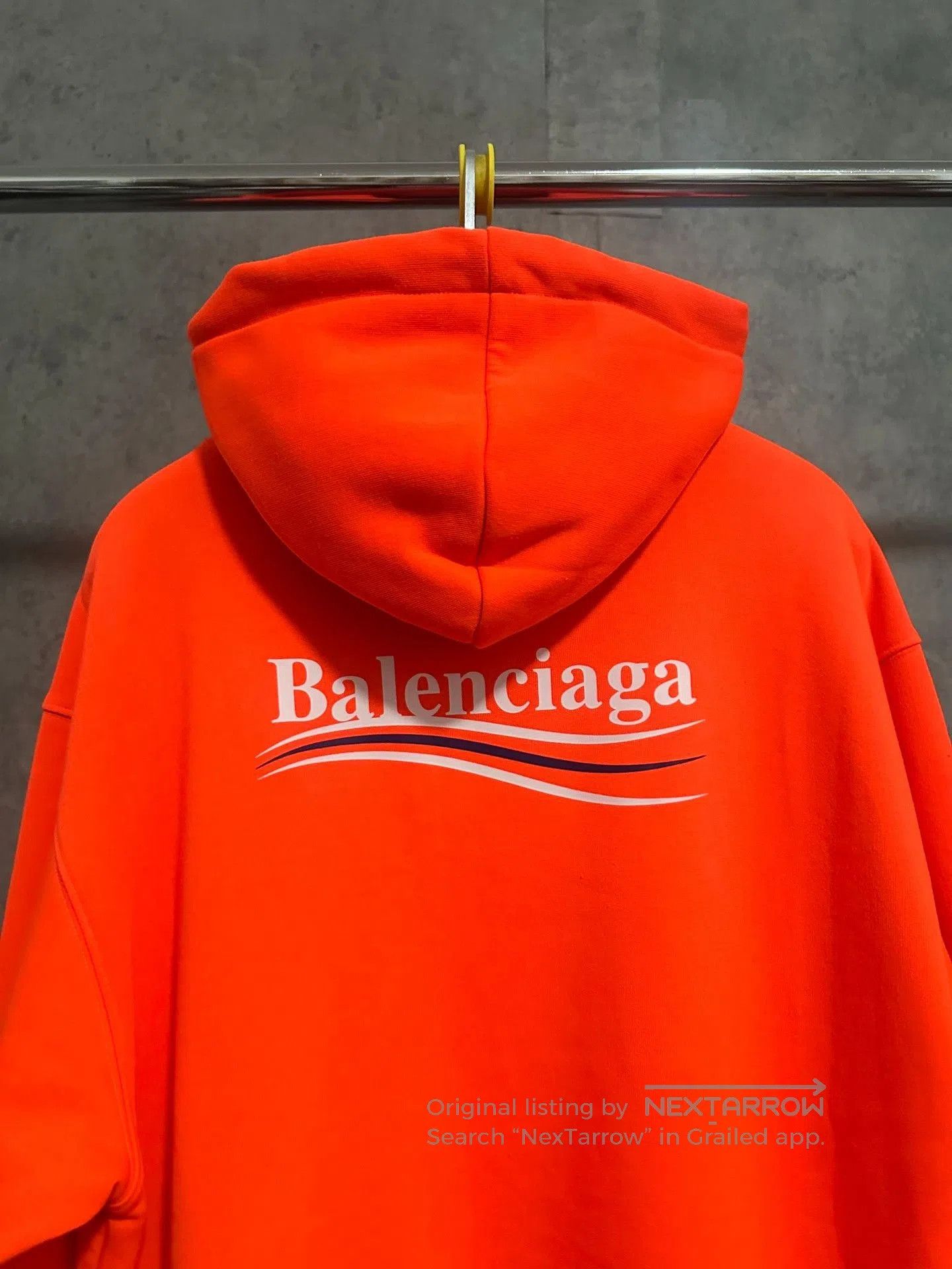 Balenciaga Balenciaga Coke Print Logo Orange Hoodie. Size US S / EU 44-46 / 1 - 5 Thumbnail