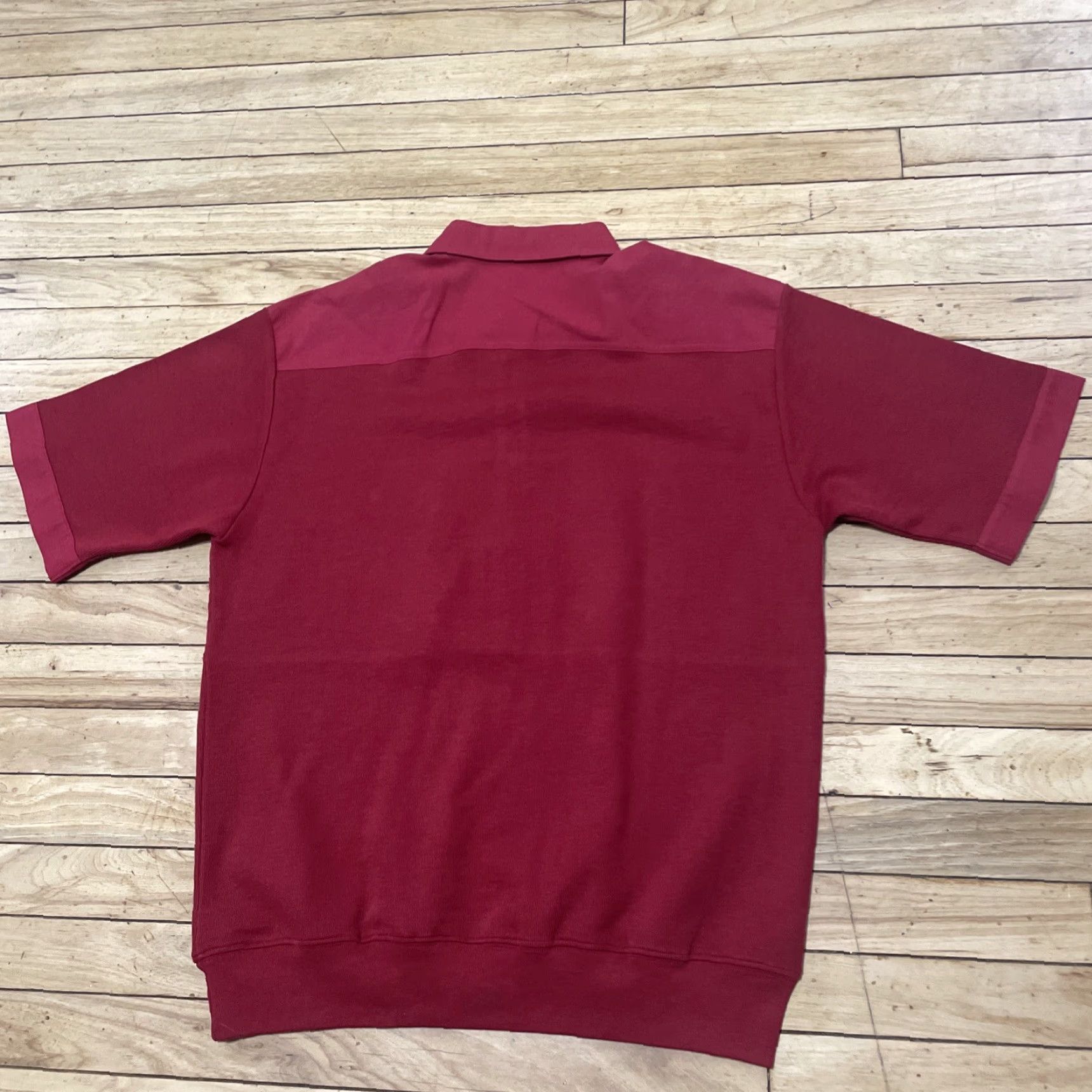 Jim Thompson VINTAGE Norm Thompson Polo Shirt Men M Sailor Knit Red 80s Polo Shirt Mens Vintage Warm L*/ Size US M / EU 48-50 / 2 - 2 Thumbnail