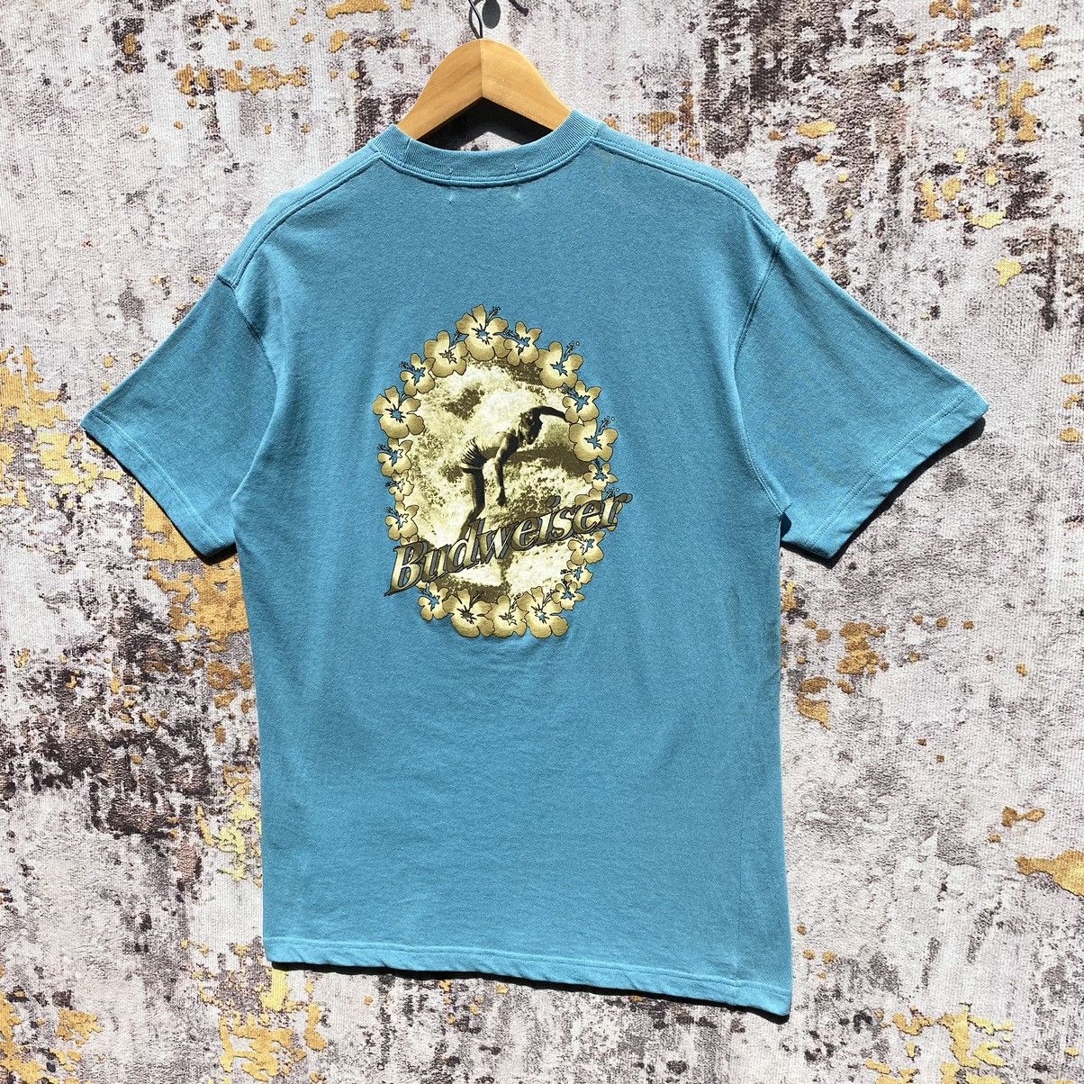 Budweiser Vintage Budweiser Surfboards Tee Back Hit Budweiser Sunfaded Size US M / EU 48-50 / 2 - 2 Thumbnail