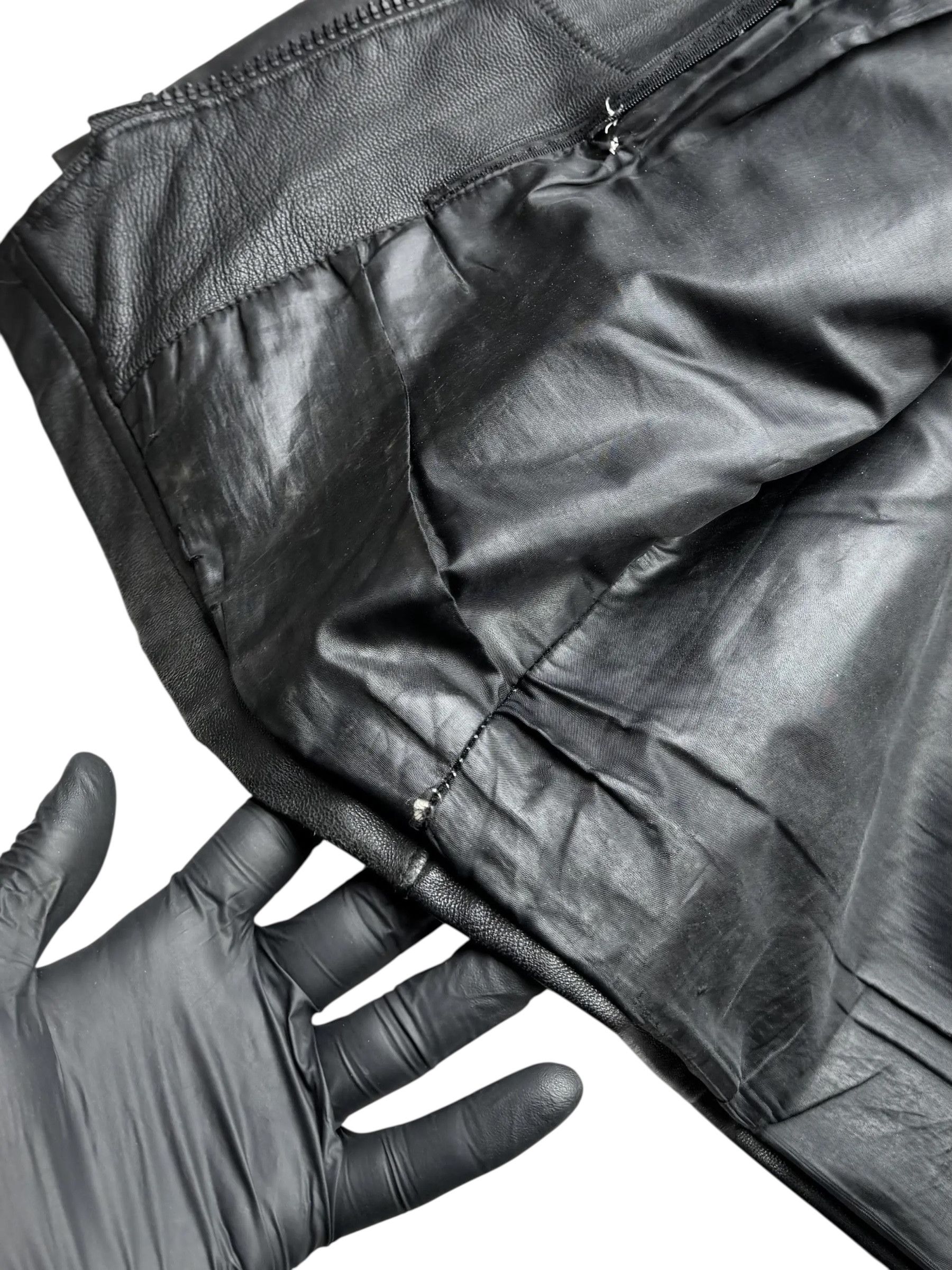 Vintage Y2K Leather Thrashed Jacket(V39) Size US M / EU 48-50 / 2 - 9 Thumbnail