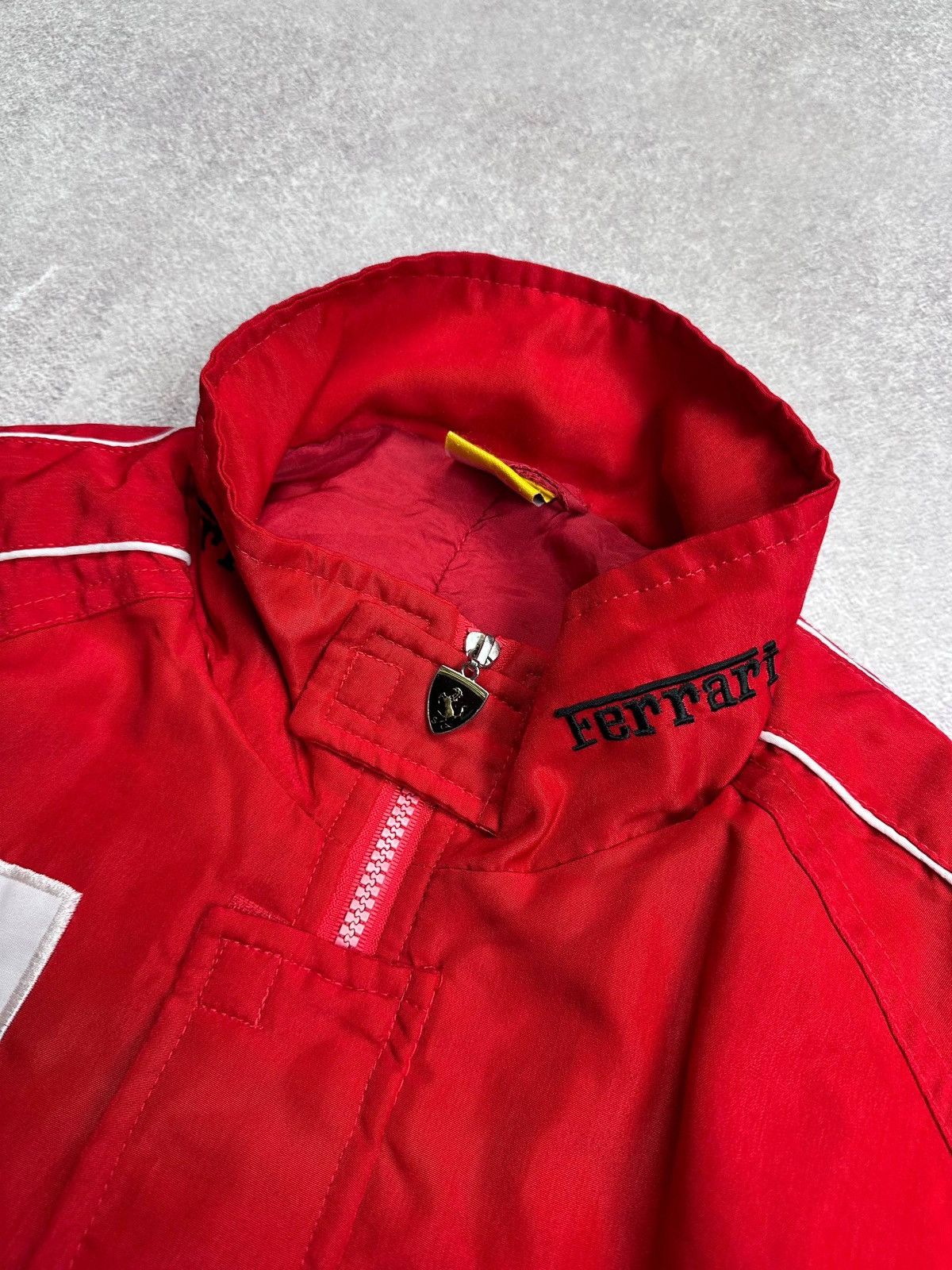 Formula 1 Vintage F-1 Ferarri Racing Shell Y2K Jacket Rare L Size US L / EU 52-54 / 3 - 6 Thumbnail