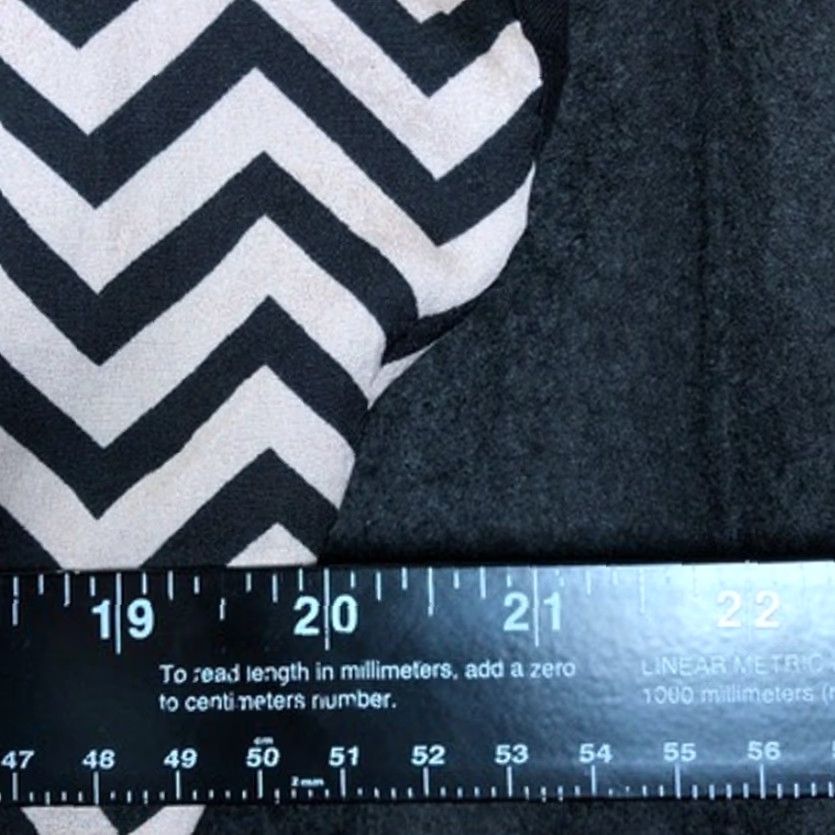 Express EXPRESSO Blouse Shirt Womens Black Brown Zig Zag Short Sleeve Sheer Round Neck L Size L / US 10 / IT 46 - 7 Thumbnail