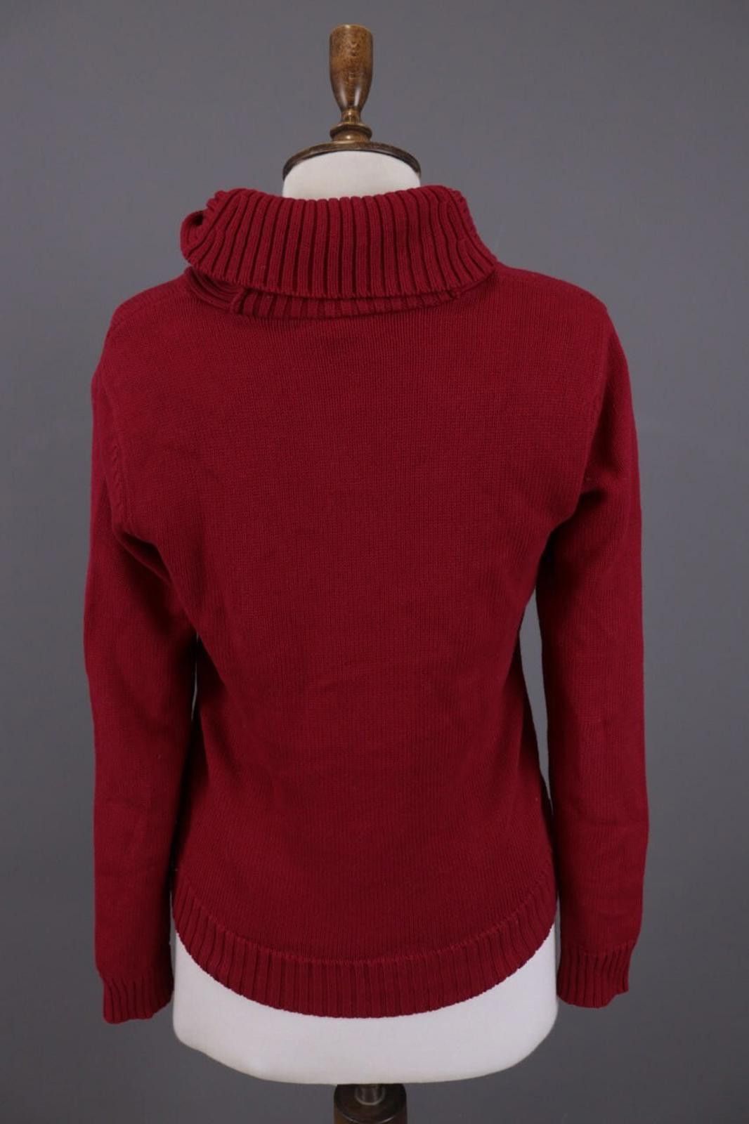 Lauren Ralph Lauren Lauren Ralph Lauren Red High Neck Jumper Sweater Size S Size S / US 4 / IT 40 - 10 Thumbnail