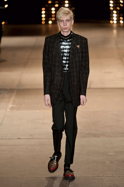 Saint Laurent Paris SLP by Hedi Slimane FW14 leopard monk strap creeper boots Size US 8 / EU 41 - 7 Thumbnail