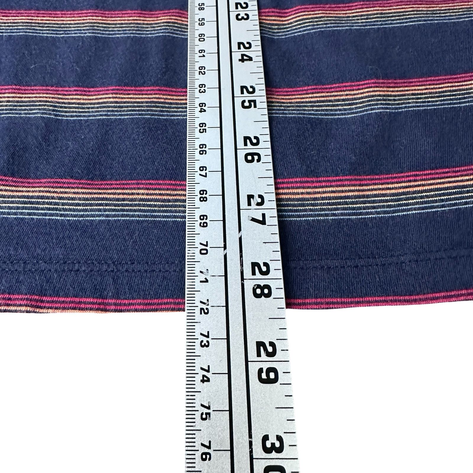 Marine Layer Marine Layer T-Shirt Men L Blue Red Striped Cotton Crew Neck Size US L / EU 52-54 / 3 - 11 Thumbnail
