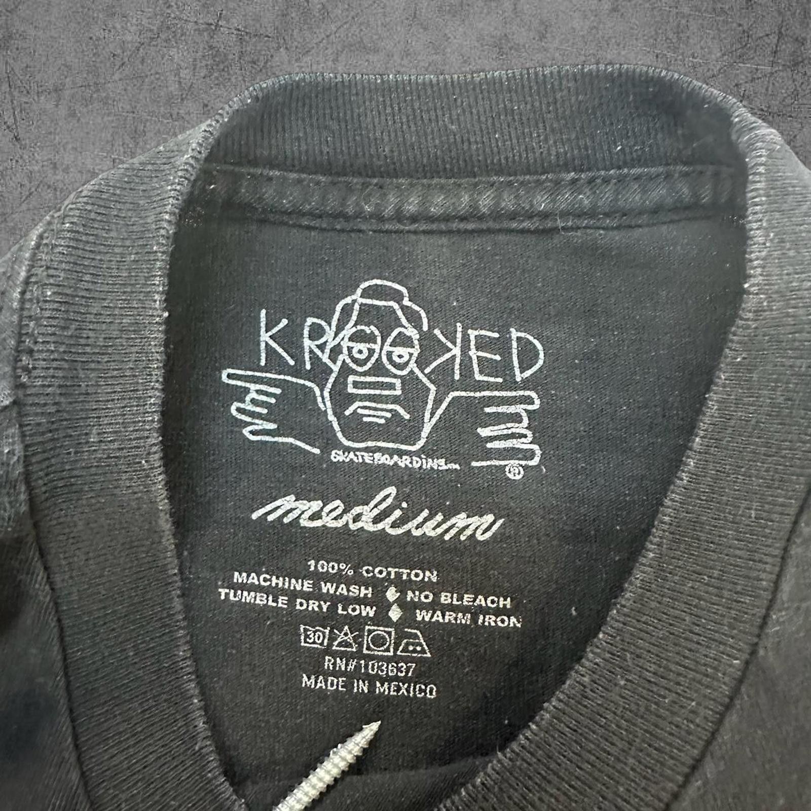 Vintage Y2K Krooked Skateboarding Tee Size US M / EU 48-50 / 2 - 4 Thumbnail