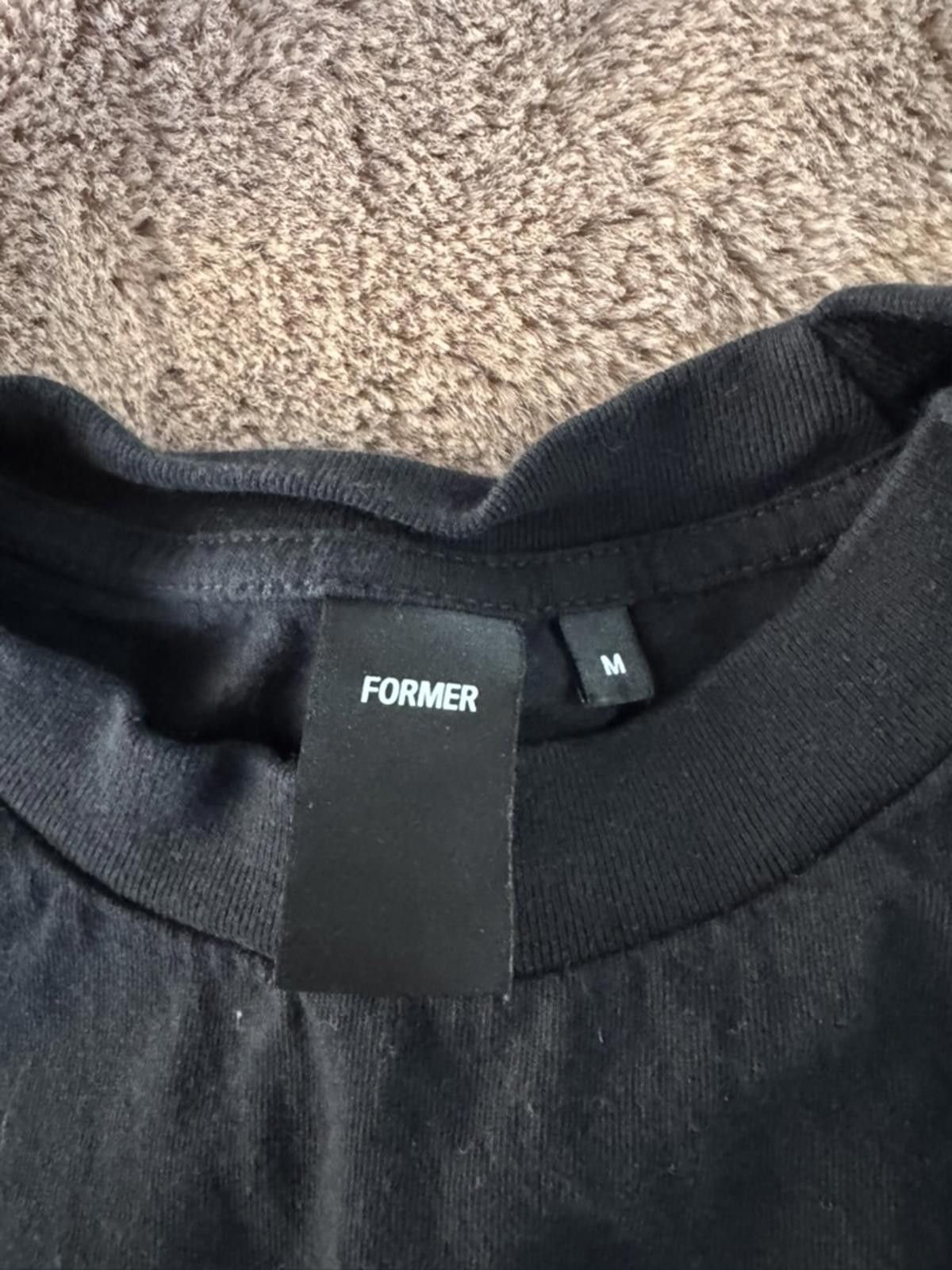 Forme D'Expression Former Black Graphic T-Shirt Medium Size US M / EU 48-50 / 2 - 3 Thumbnail