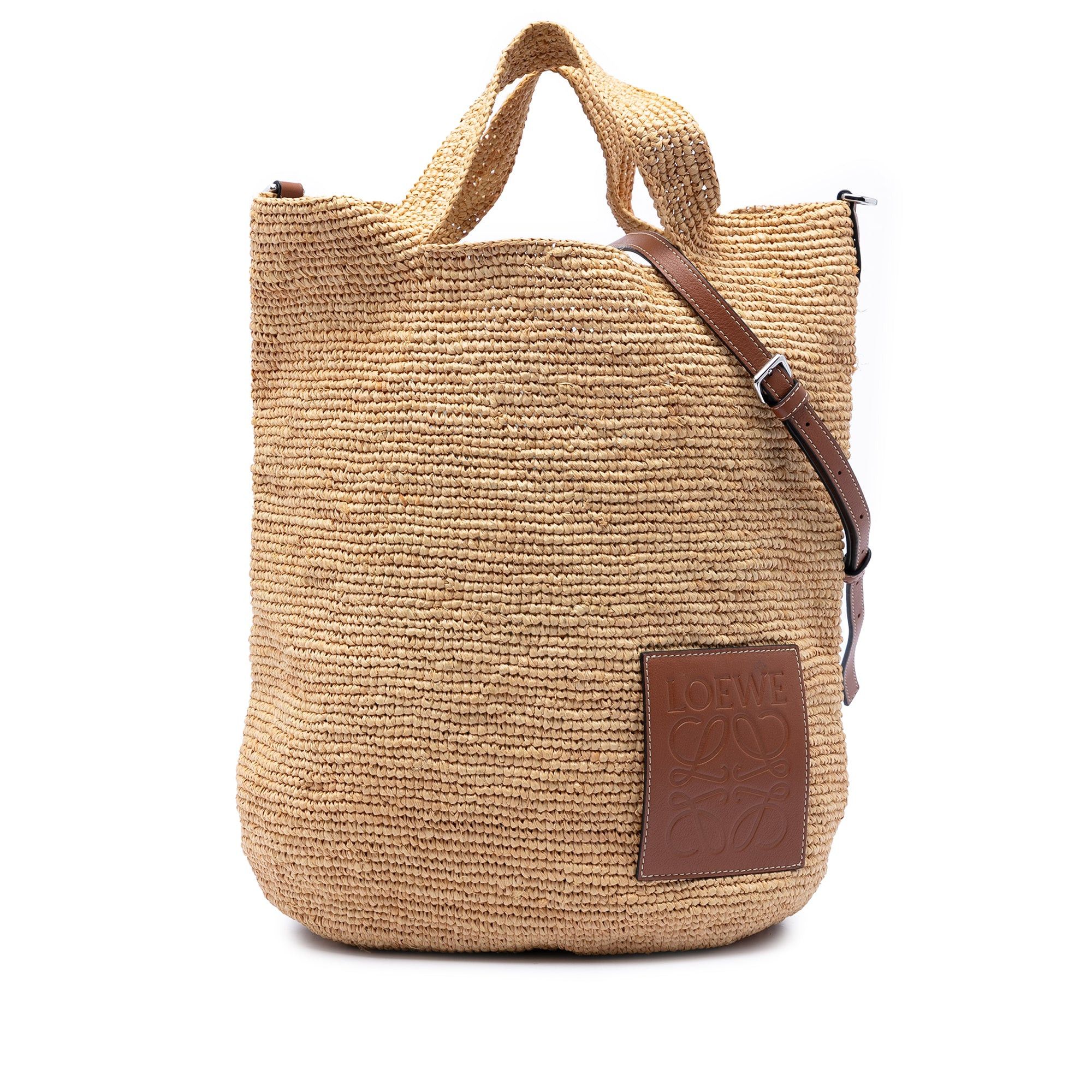 Loewe Raffia Slit Satchel Size ONE SIZE - 1 Thumbnail