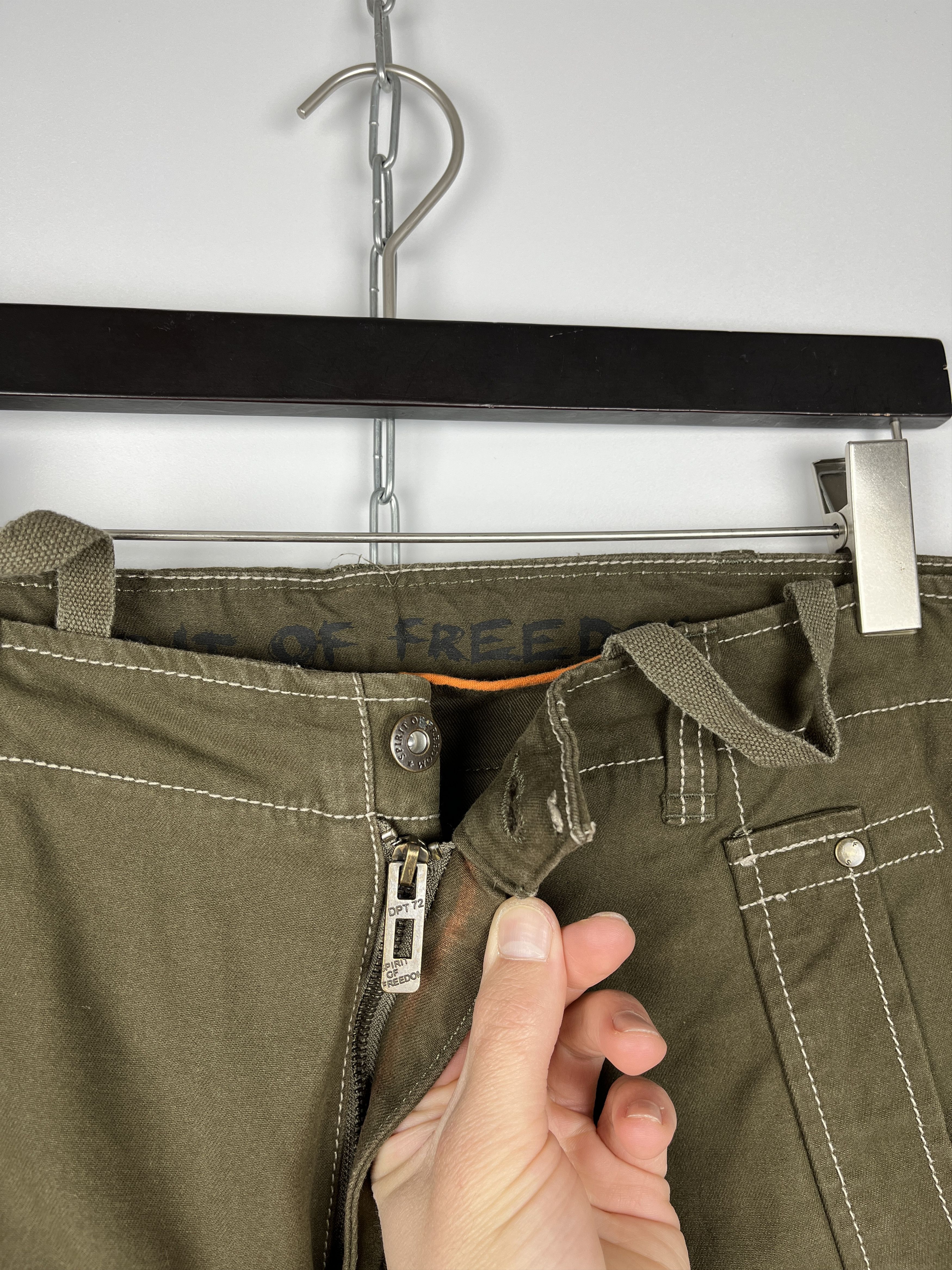 Vintage Vintage Avant Garde Cargo Bondage Multi-Pocket Pants Size US 33 - 11 Thumbnail