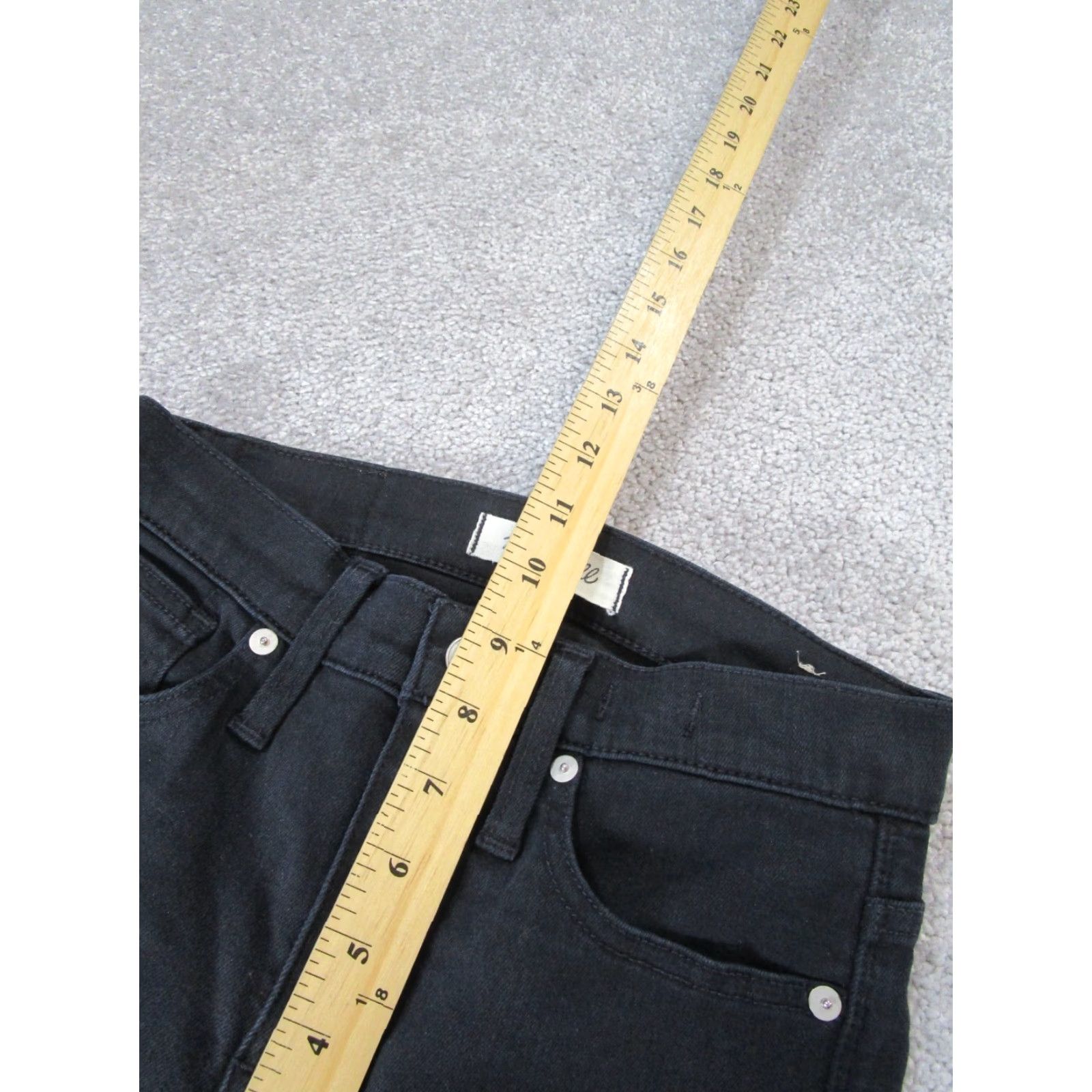 Madewell VINTAGE Madewell Jeans Womens 24 Skinny Black Denim Mid Rise 90s Pants Womens Size 42" / US 20 - 6 Thumbnail