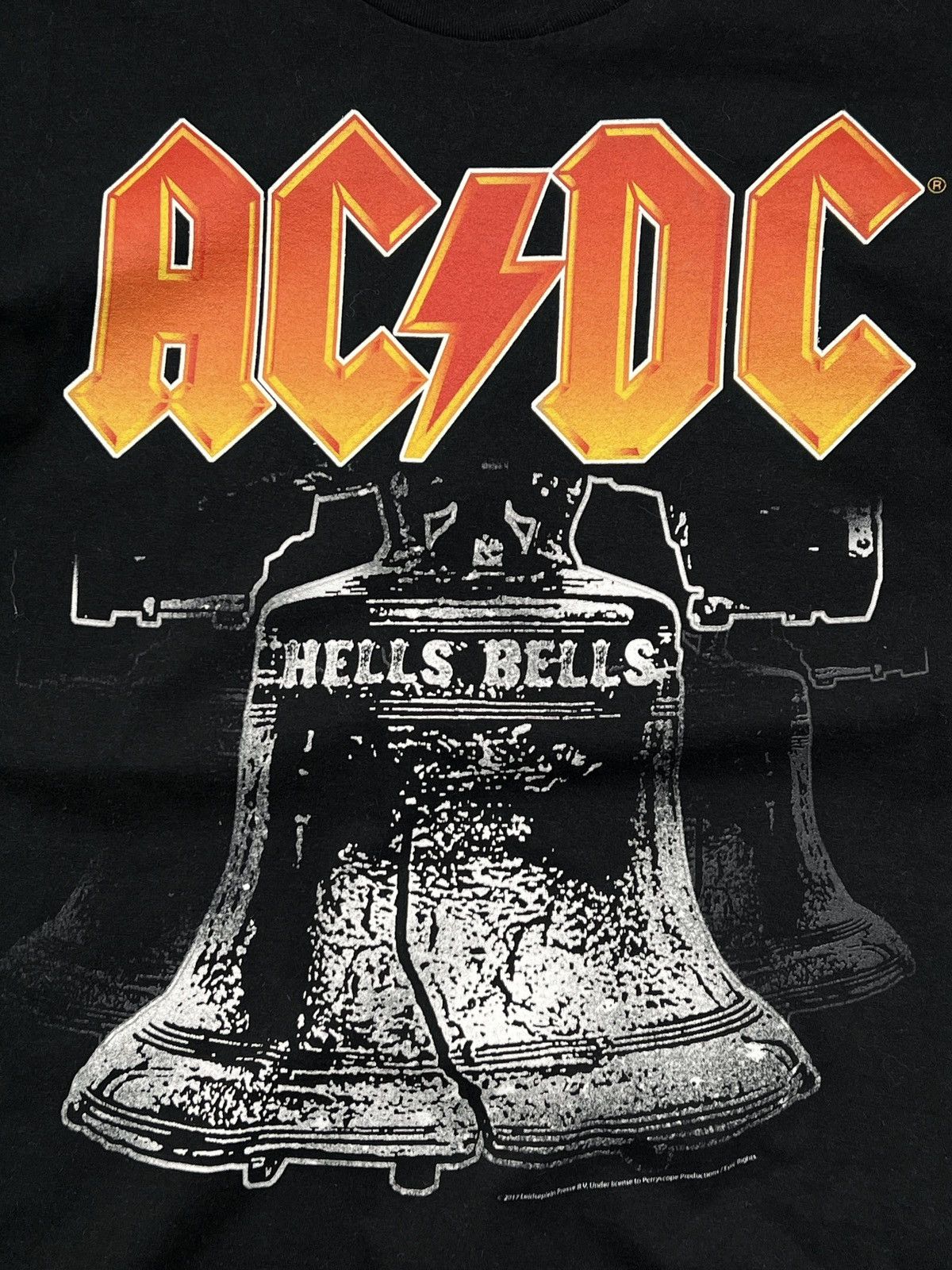 AC/DC Vintage Y2k ACDC Hells Bells Heavy Metal Rock T-shirt Like Size US M / EU 48-50 / 2 - 2 Thumbnail