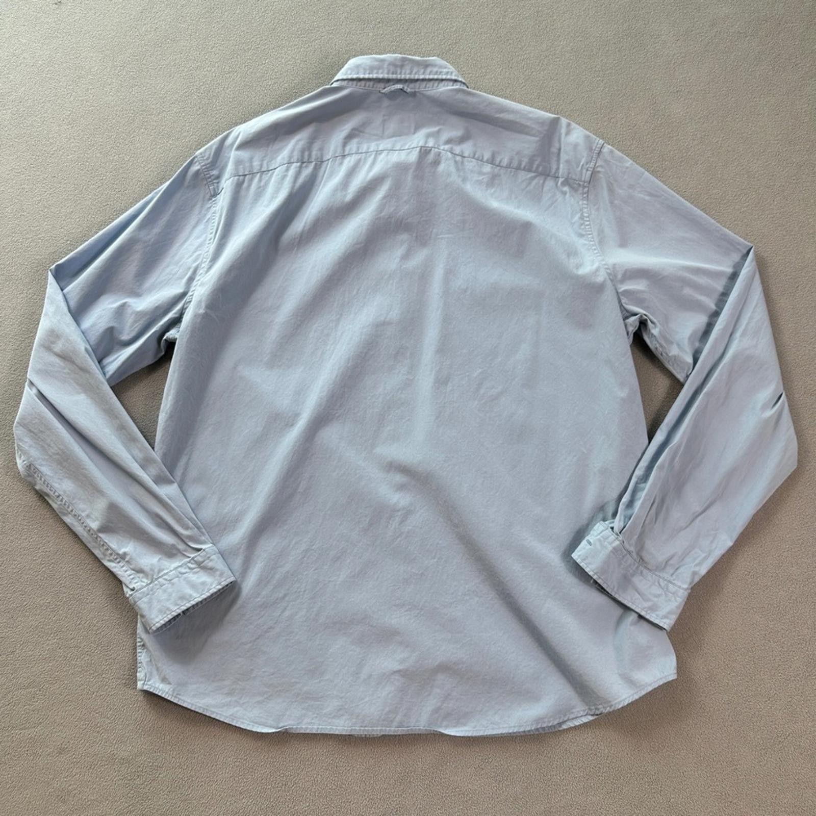 Lacoste Lacoste Button Down Shirt Mens 44 Slim Fit Light Blue Size US L / EU 52-54 / 3 - 2 Thumbnail