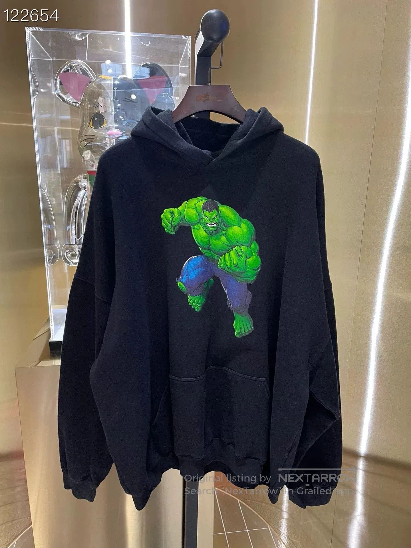 Balenciaga Balenciaga x Hulk Black Print Hoodie. Size US S / EU 44-46 / 1 - 1 Thumbnail