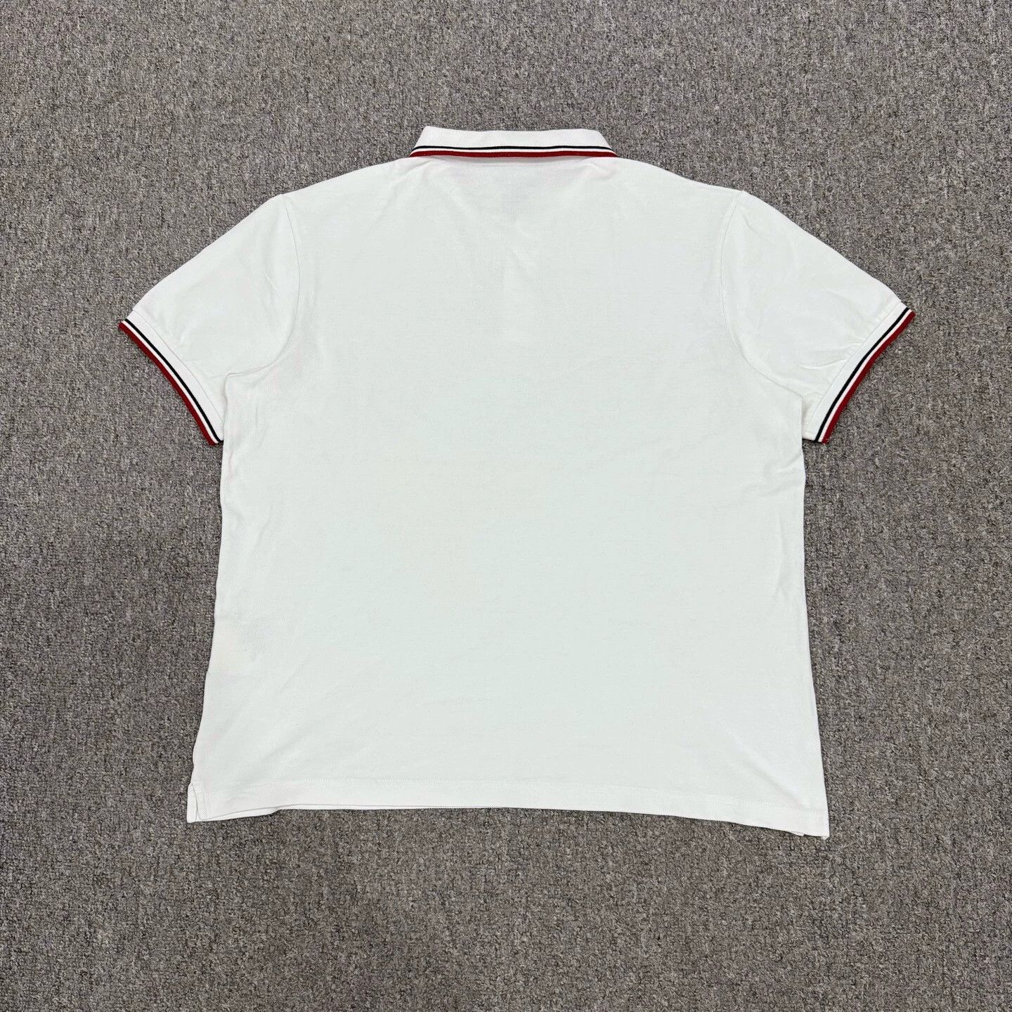 Prada Prada White Logo Short-Sleeve Polo Shirt XXL Mint Size XXL / US 16-18 / IT 52-54 - 2 Thumbnail